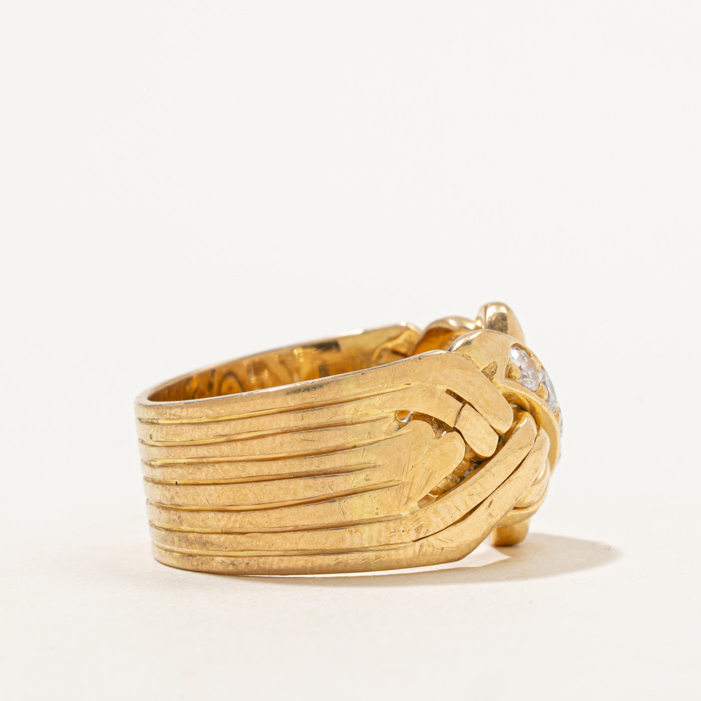 Diamond Puzzle Ring | 0.50ctw | SZ 10.75 |