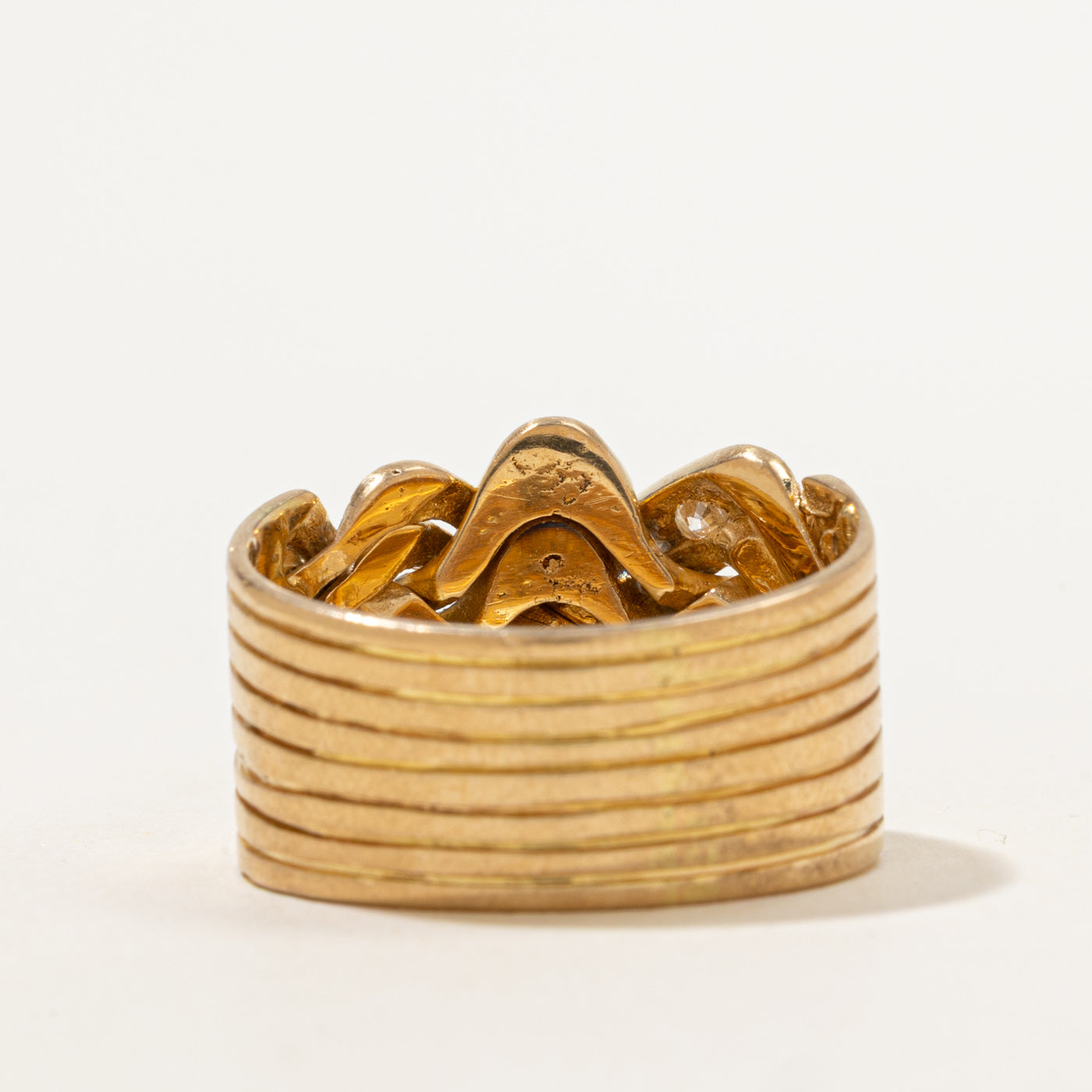 Diamond Puzzle Ring | 0.50ctw | SZ 10.75 |