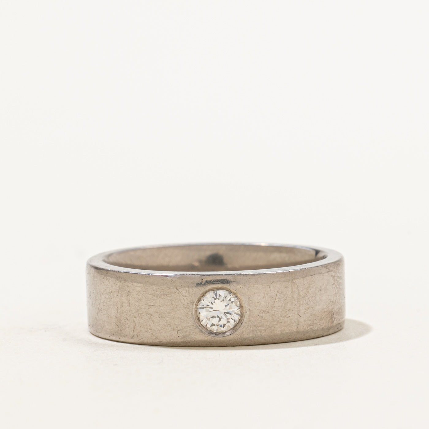 Bague sertie de diamants à fleur | 0,25 ct | Taille 8,75 | 