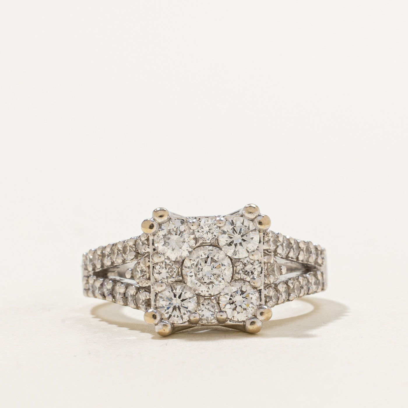 Princess Illusion Engagement Ring | 1.35ctw | SZ 6.75 |