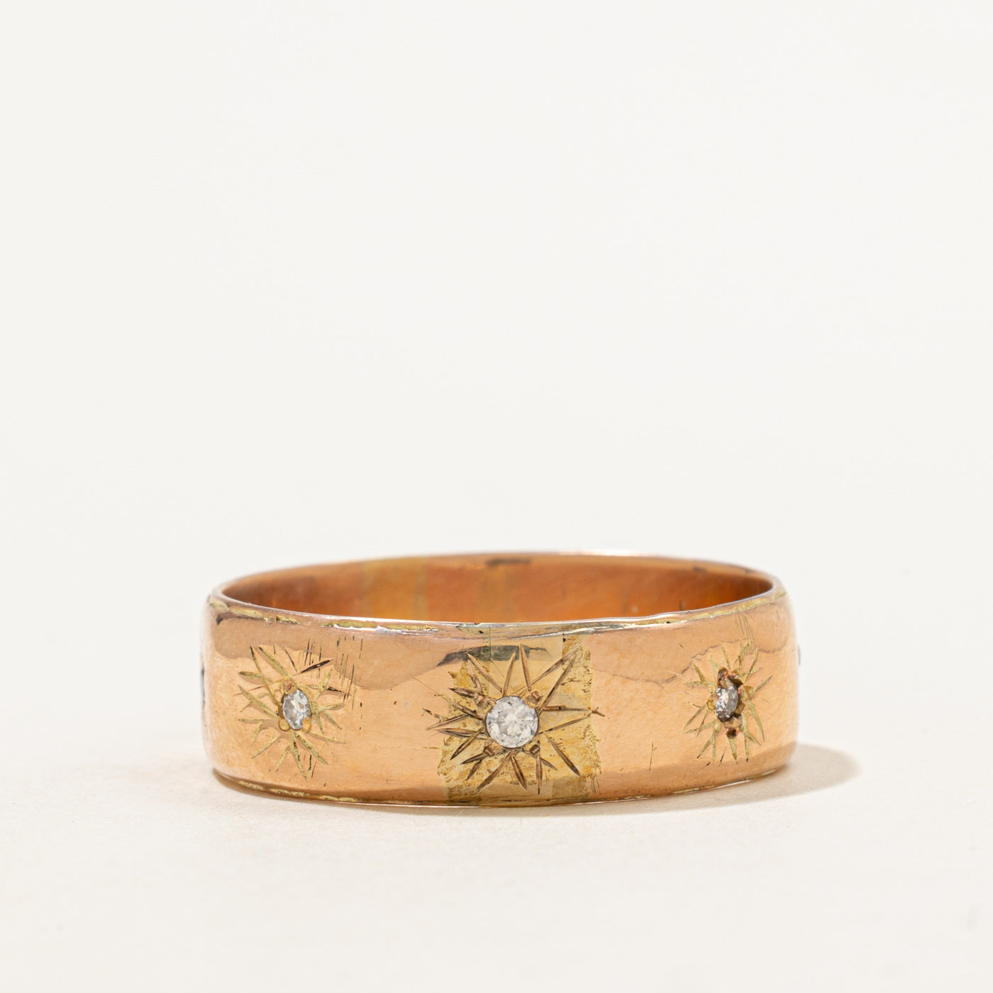 Star Burst Diamond Band | 0.12ctw | SZ 14 |