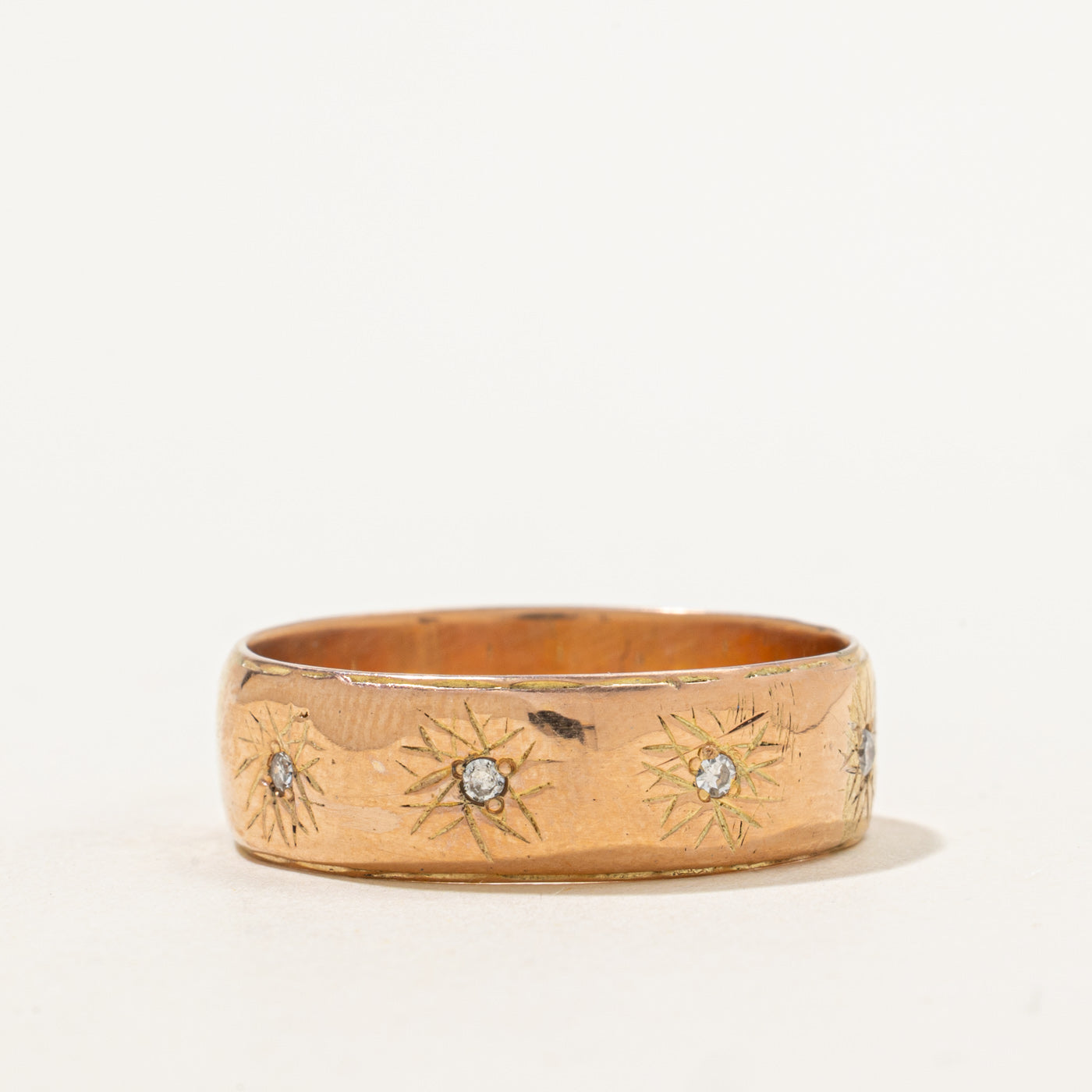 Star Burst Diamond Band | 0.12ctw | SZ 14 |