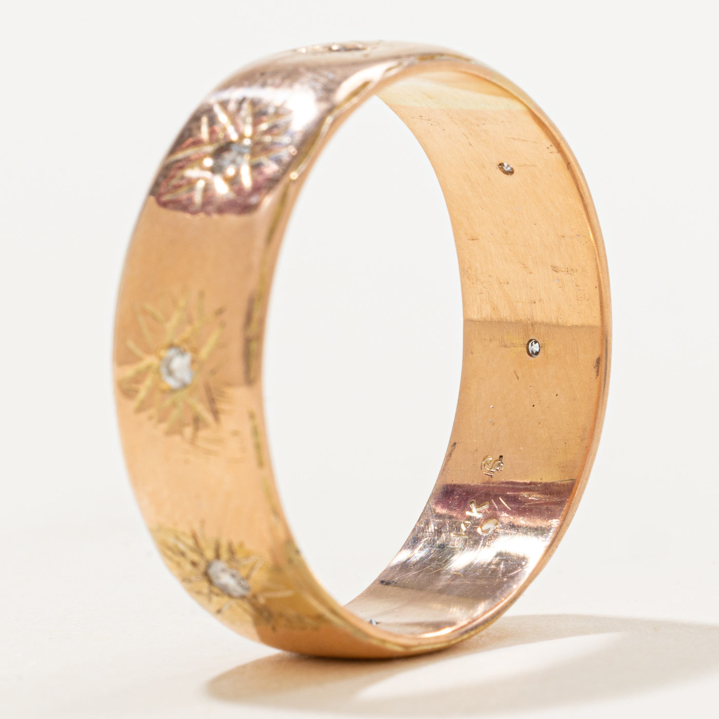 Star Burst Diamond Band | 0.12ctw | SZ 14 |