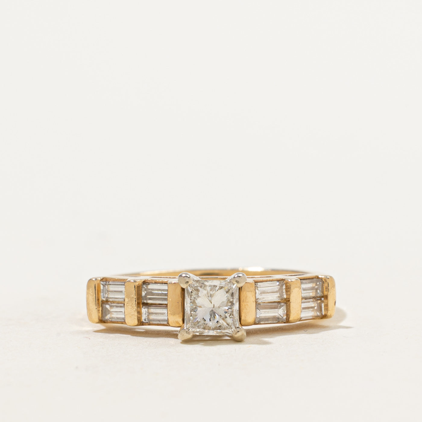 Princess & Baguette Diamond Engagement Ring | 0.68ctw | SZ 5.5 |