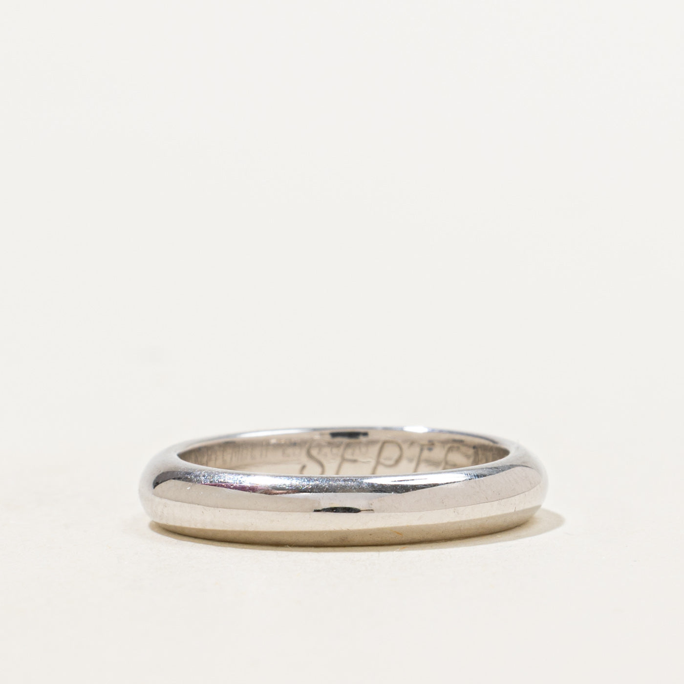 Birks' Hidden Blue Sapphire Band | SZ 3.5 |