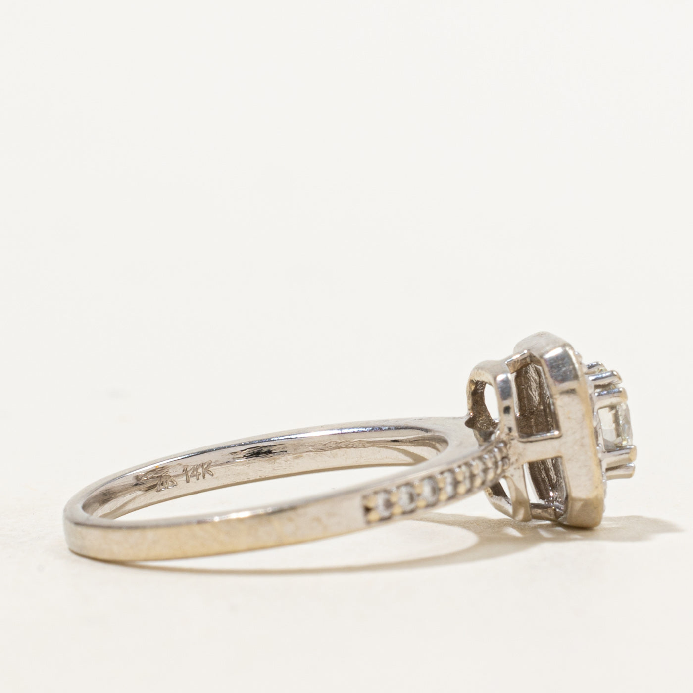 Ensemble de mariage Halo Diamond | 0,66ctw | Taille 6 | 