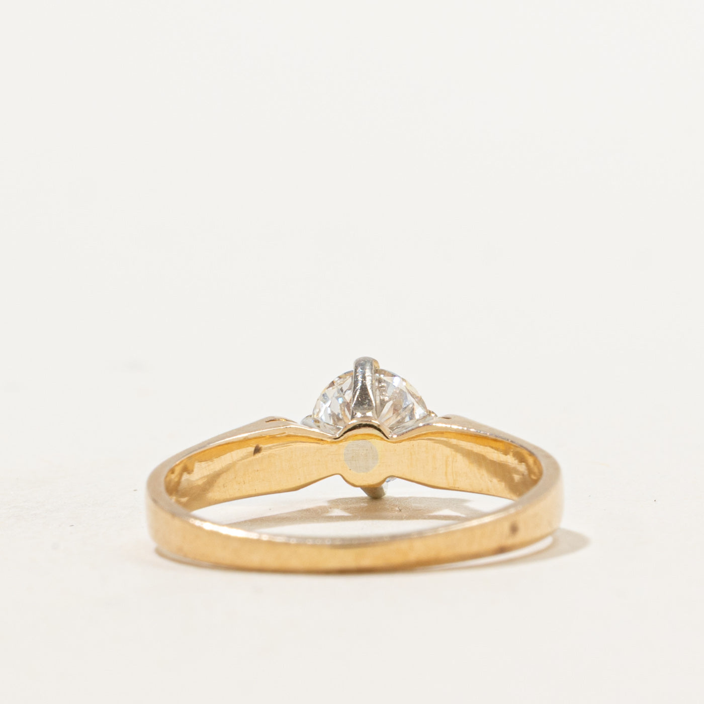 Bague solitaire en diamant East West de Birks | 0,49 ct | Taille 5 | 