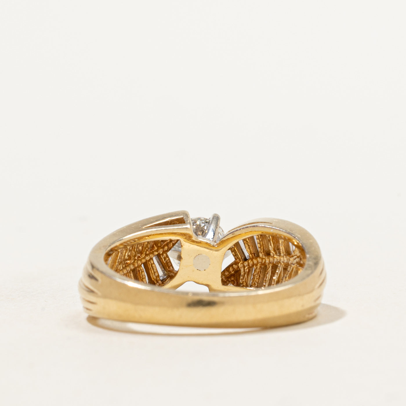 Bypass Baguette Diamond Engagement Ring | 0.82ctw | SZ 5.75 |