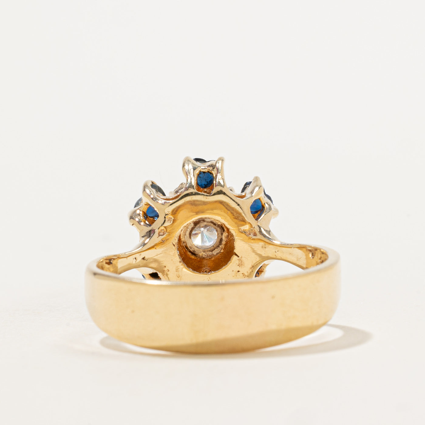 Sapphire & Diamond Halo Ring | 0.78ctw, 0.34ctw | SZ 9.5 |