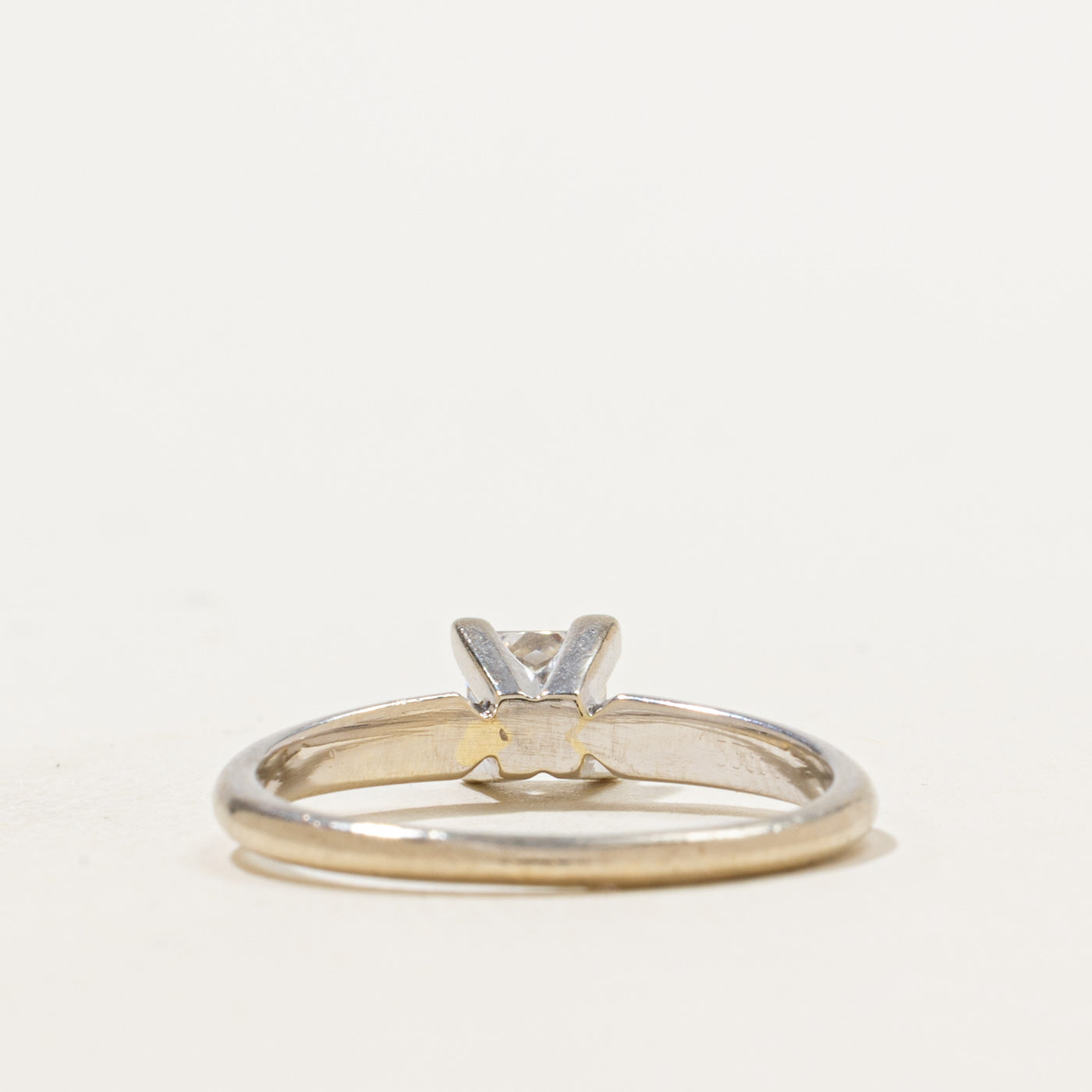 Solitaire Princess Diamond Engagement Ring | 0.48ct | SZ 6 |