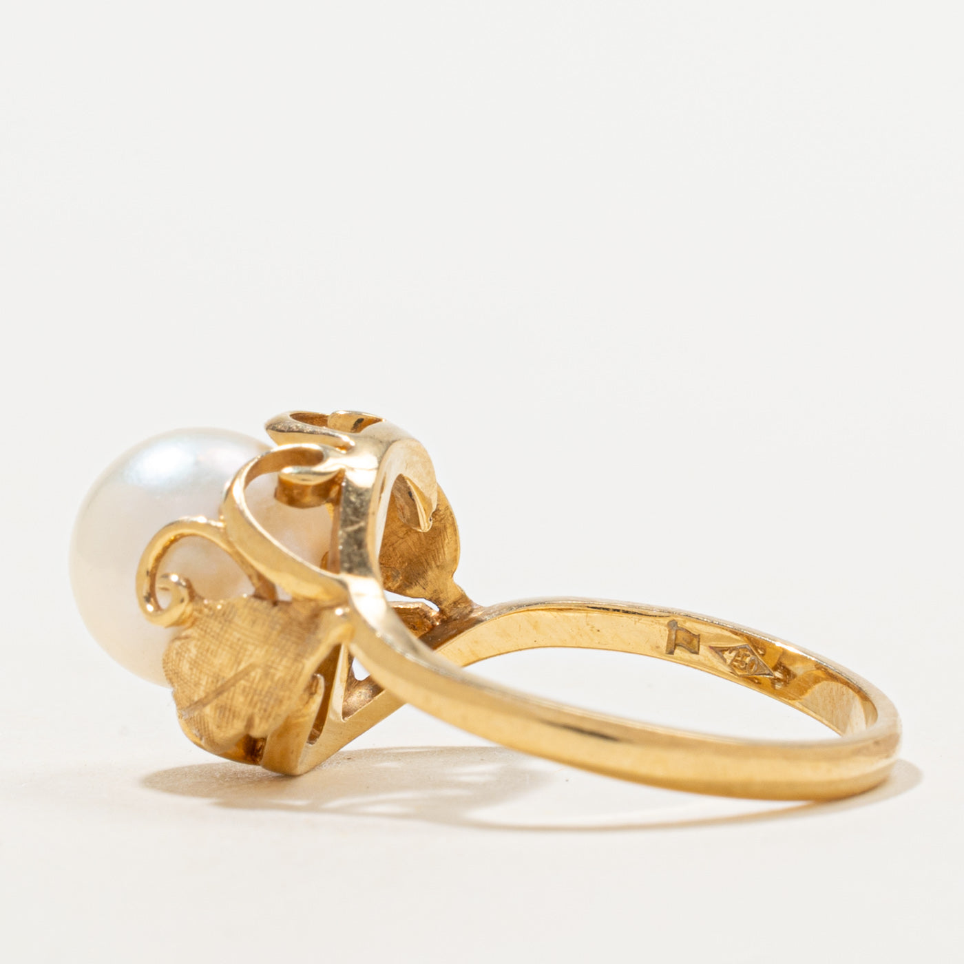 Bague en perle Akoya japonaise | Taille 6,5 | 