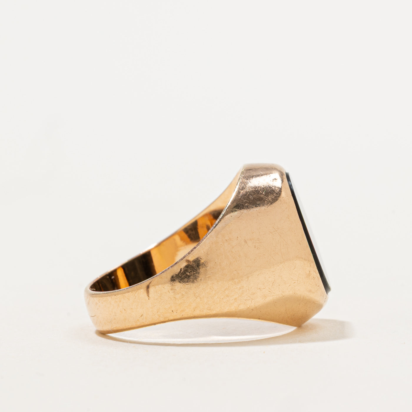 Bague en onyx noir | 3,00 ct | Taille 5,5 | 