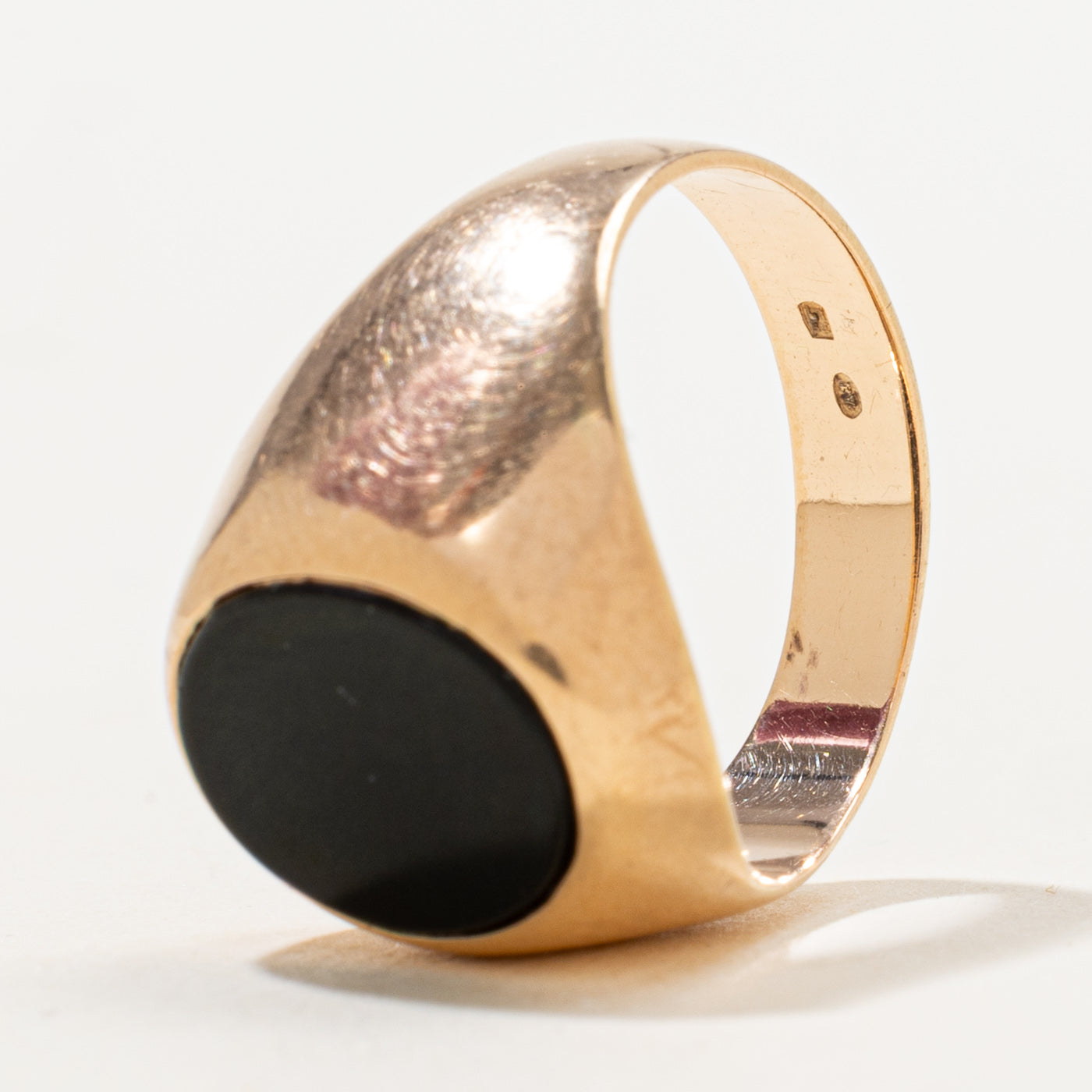 Bague en onyx noir | 3,00 ct | Taille 5,5 | 
