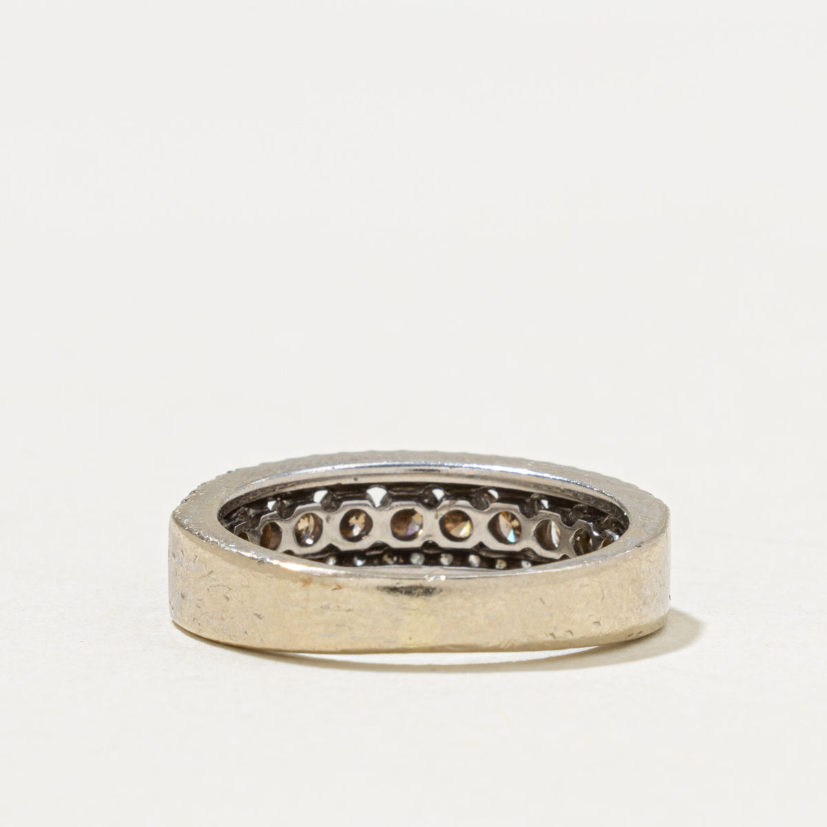 14k Multi Row Brown Diamond Band | 0.88ctw | 5.5mm | SZ 6