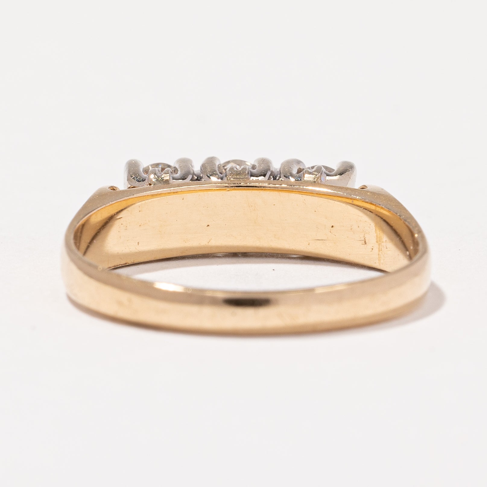 High Set Three Stone Diamond Ring | 0.30 ctw, SZ 6 |