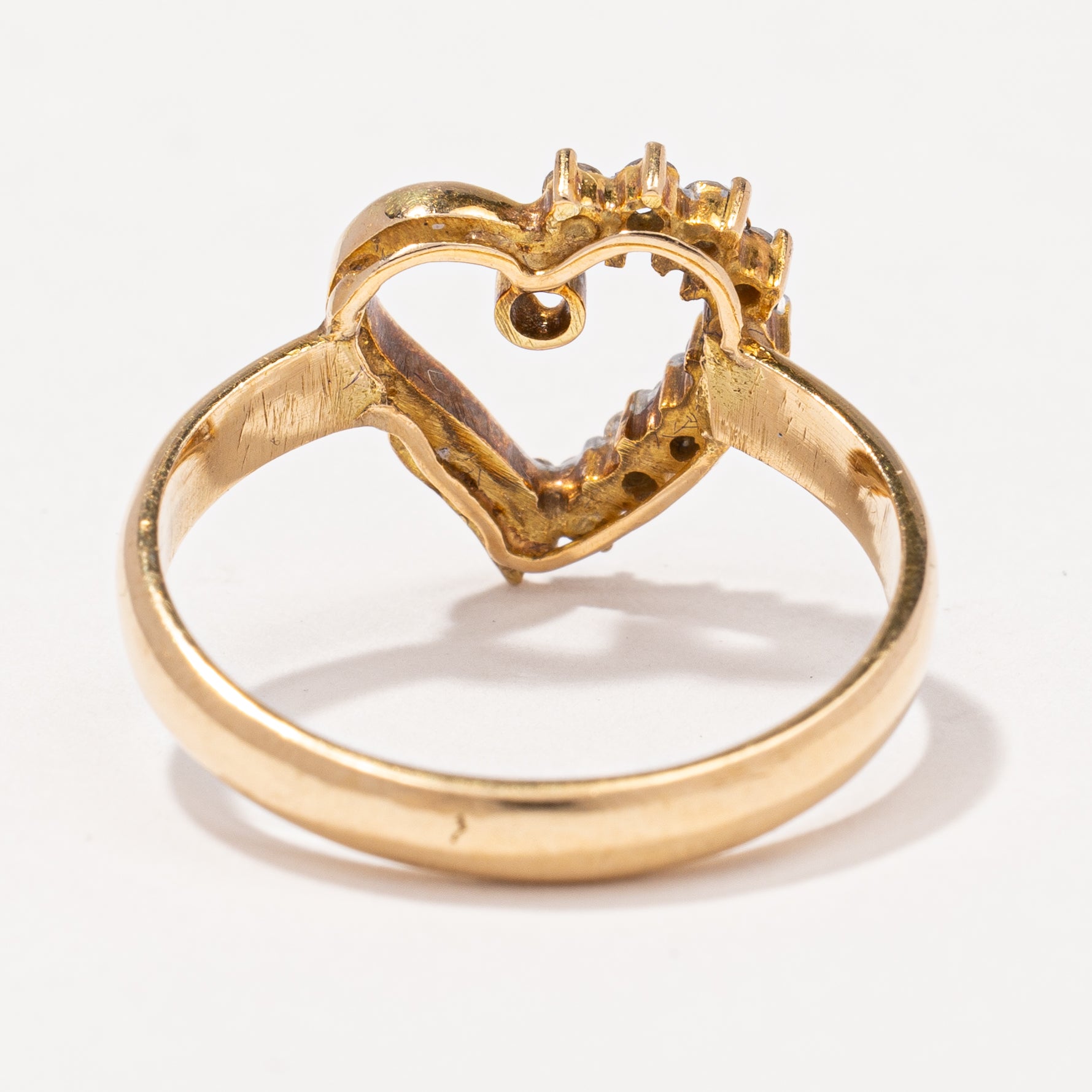 Diamond Heart Ring | 0.20 ctw, SZ 6.5 |