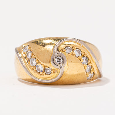 Diamond Spiral Pattern Band | 0.29 ctw, SZ 6.5 |