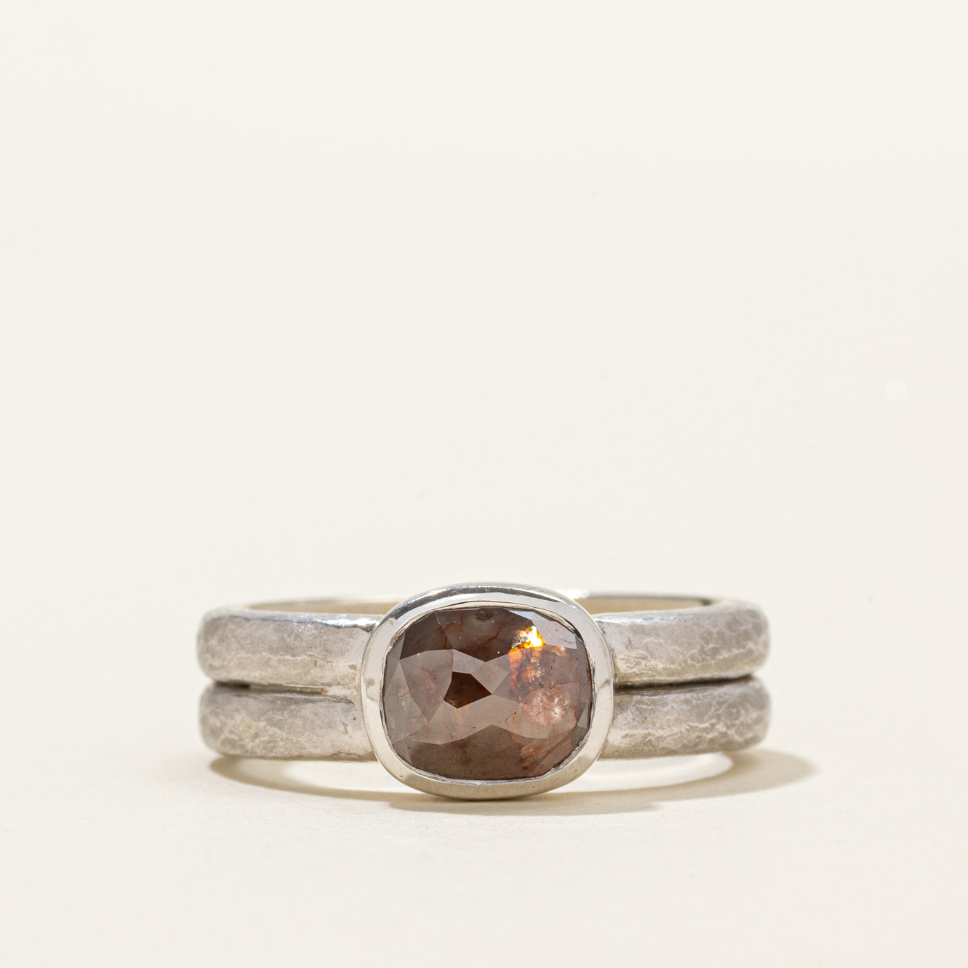 East West Rose Cut Diamond Ring | 1.02ct | SZ 5.75