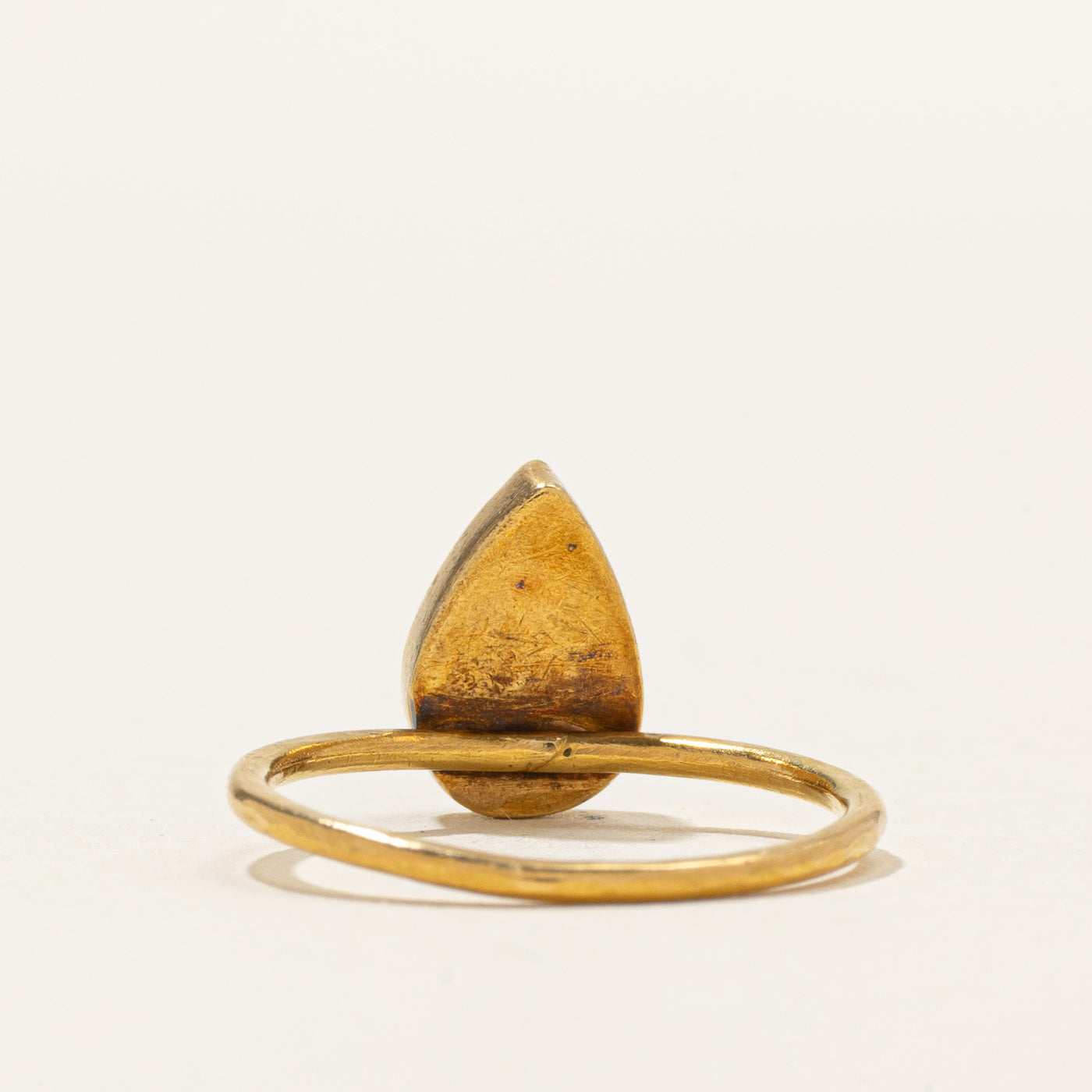 Bezel Set Watermelon Tourmaline Ring | 0.60ct | SZ 5.75