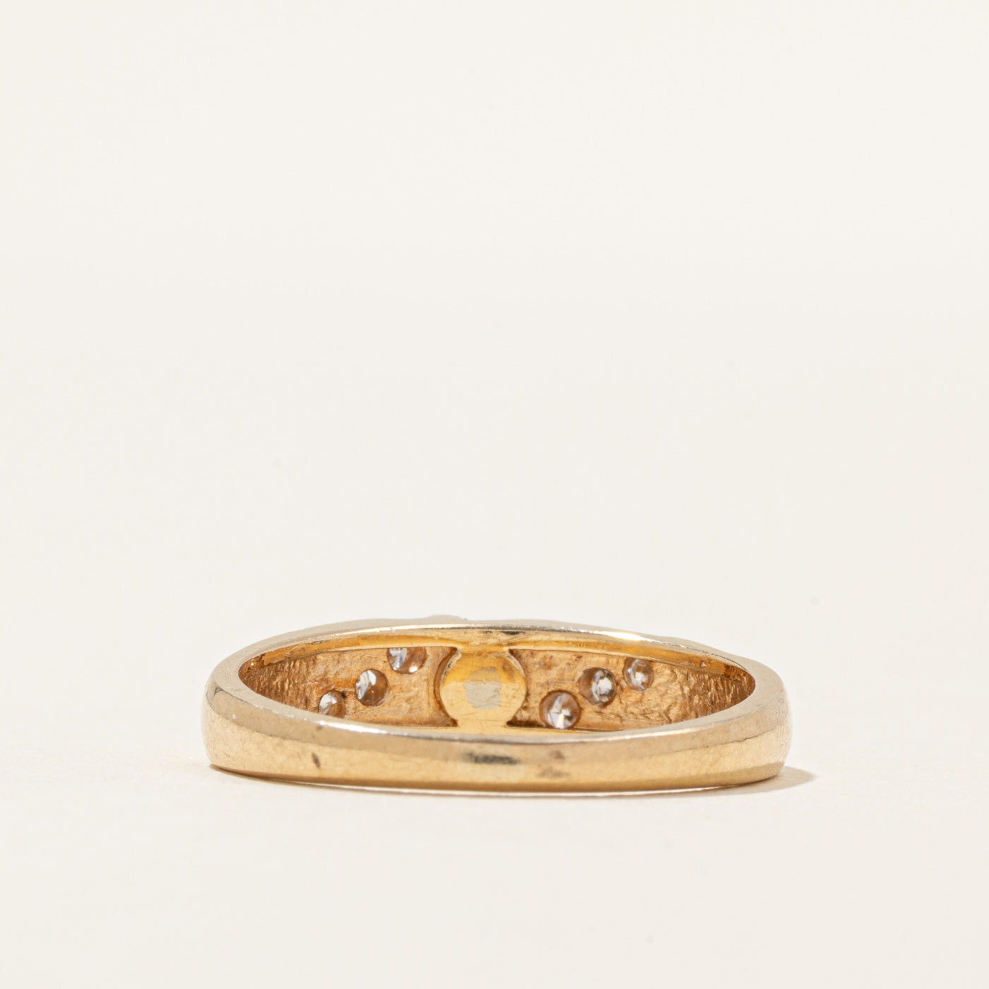 Diamond Channel Set Accented Ring | 0.20ctw | SZ 6.5