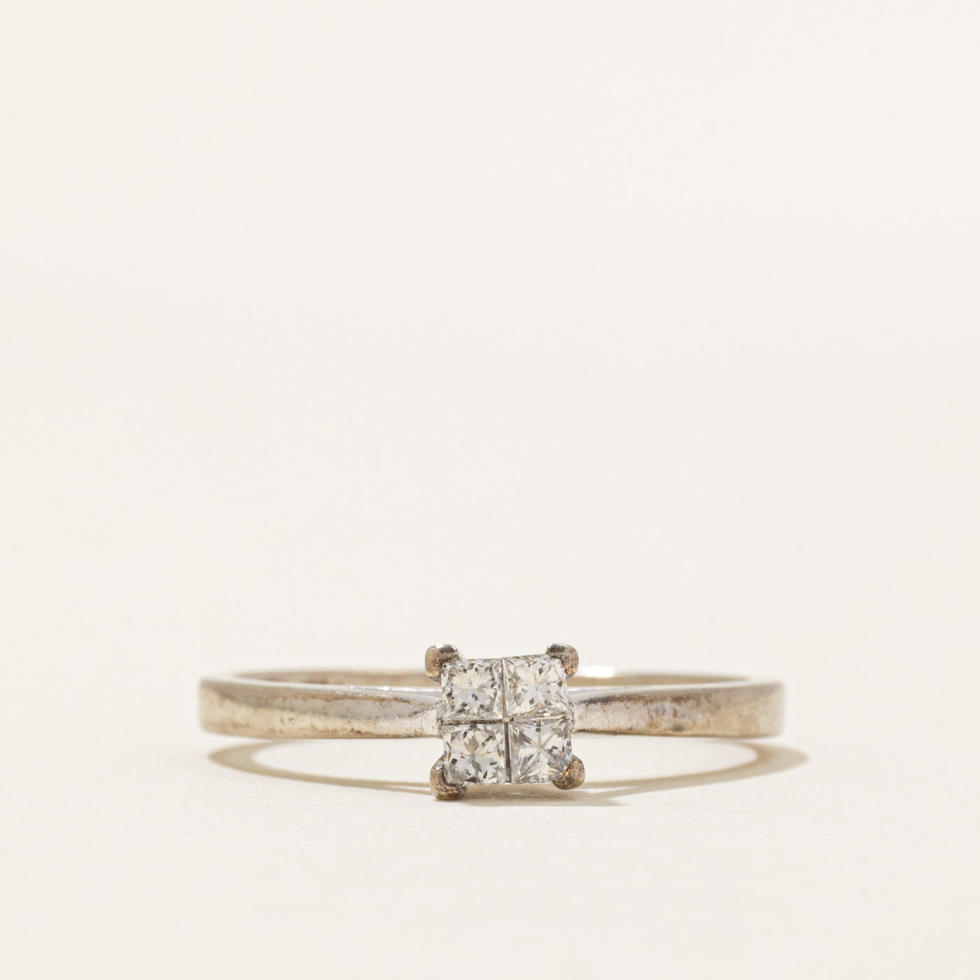 Illusion Set Princess Cut Diamond Ring | 0.20ctw | SZ 7.25