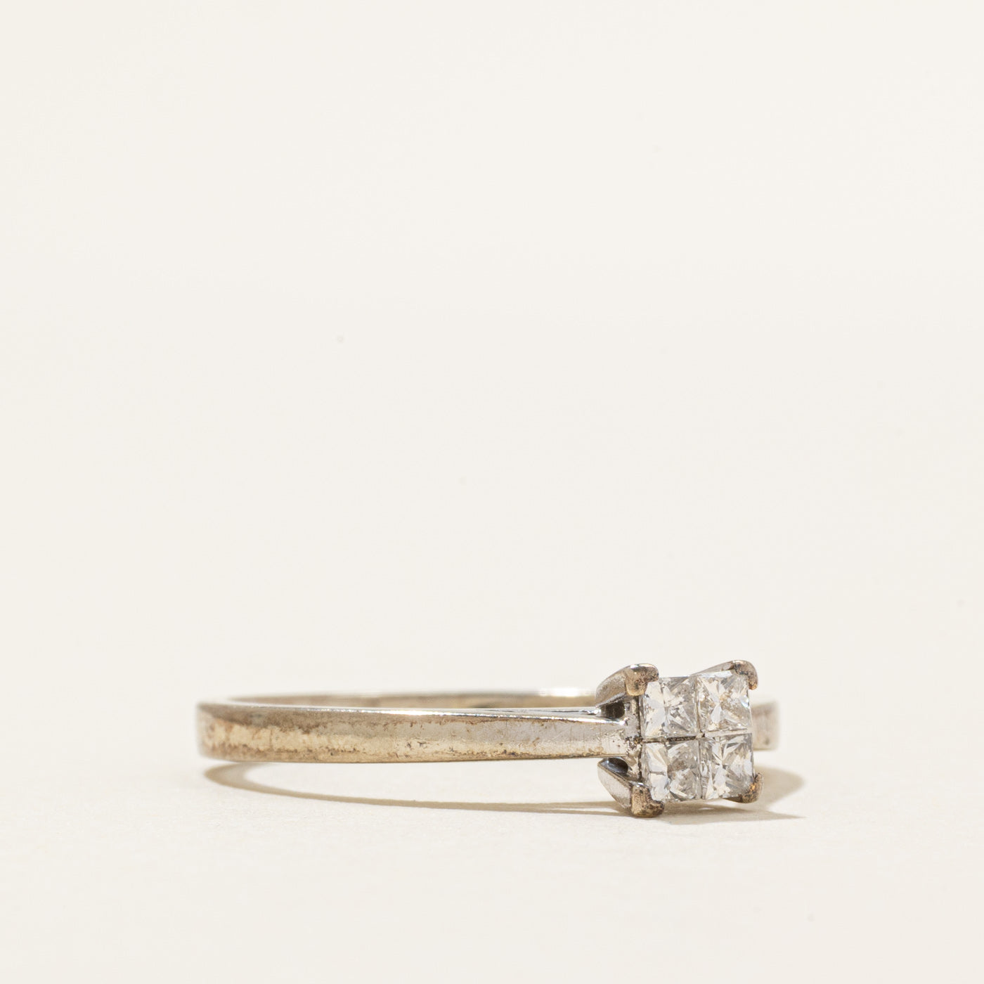 Illusion Set Princess Cut Diamond Ring | 0.20ctw | SZ 7.25