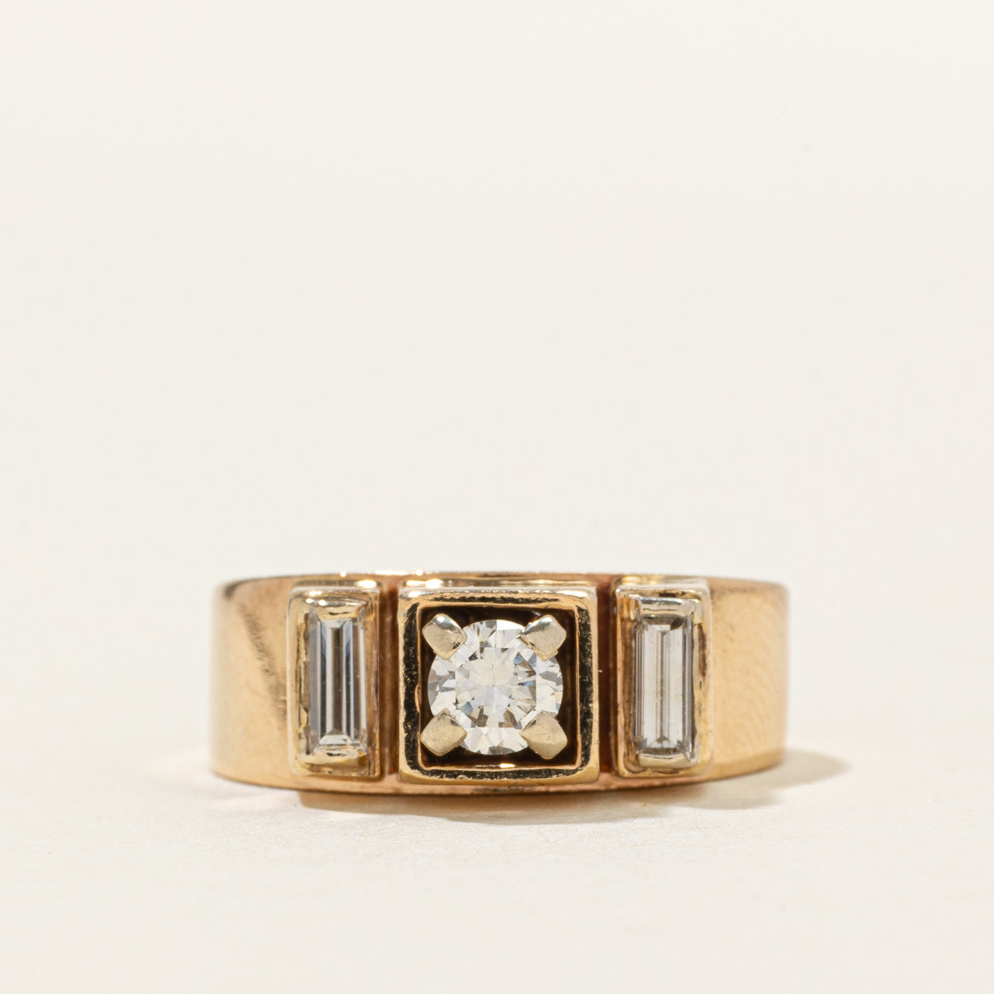 10K High Set Diamond Ring | 0.37ctw | SZ 5.5