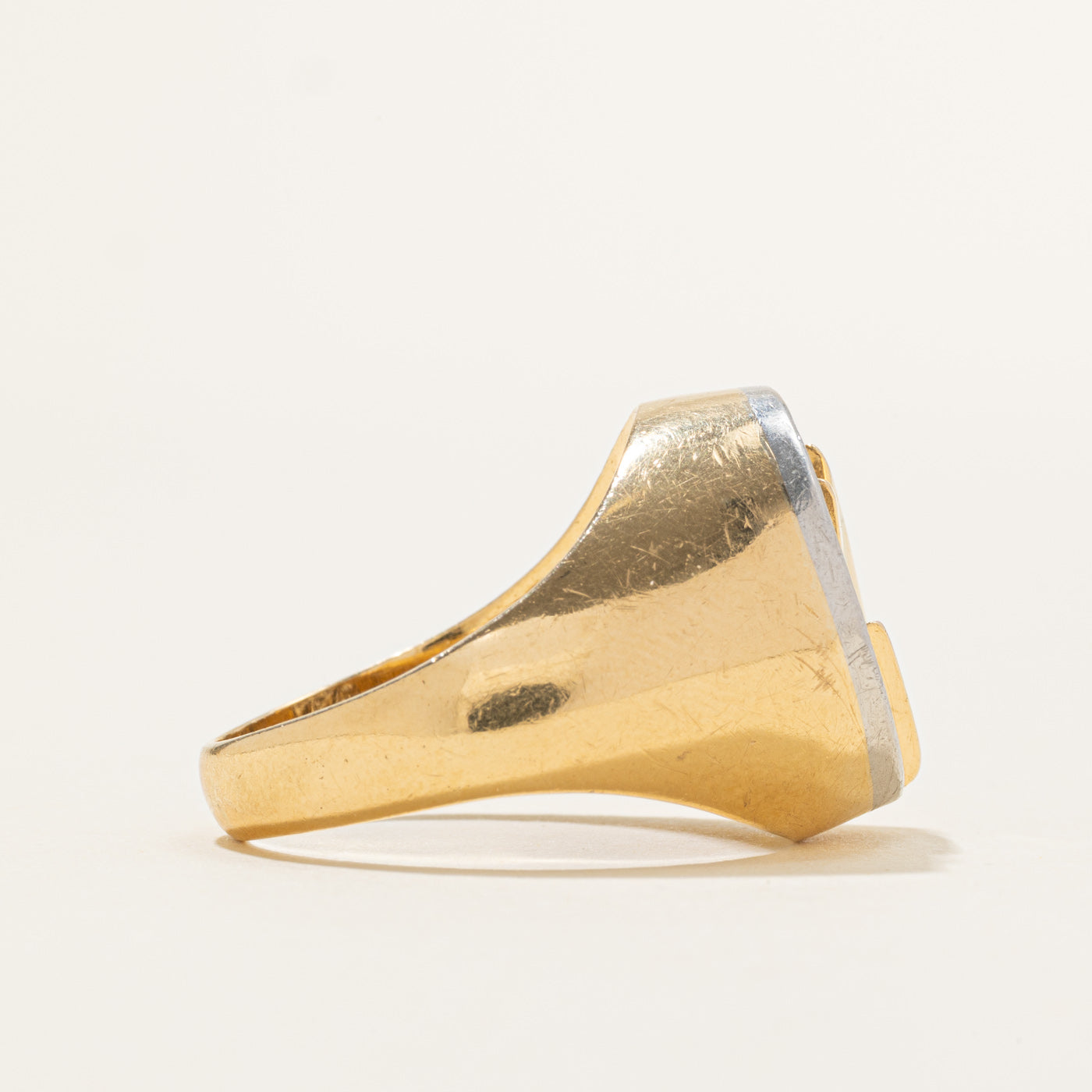 18K Diamond Signet Statement Ring | 0.65ctw | SZ 12.75