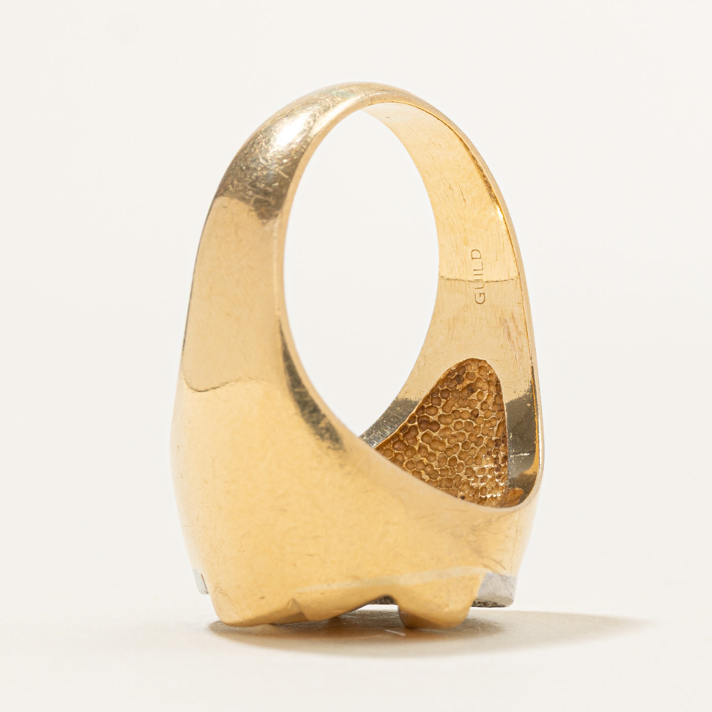 18K Diamond Signet Statement Ring | 0.65ctw | SZ 12.75