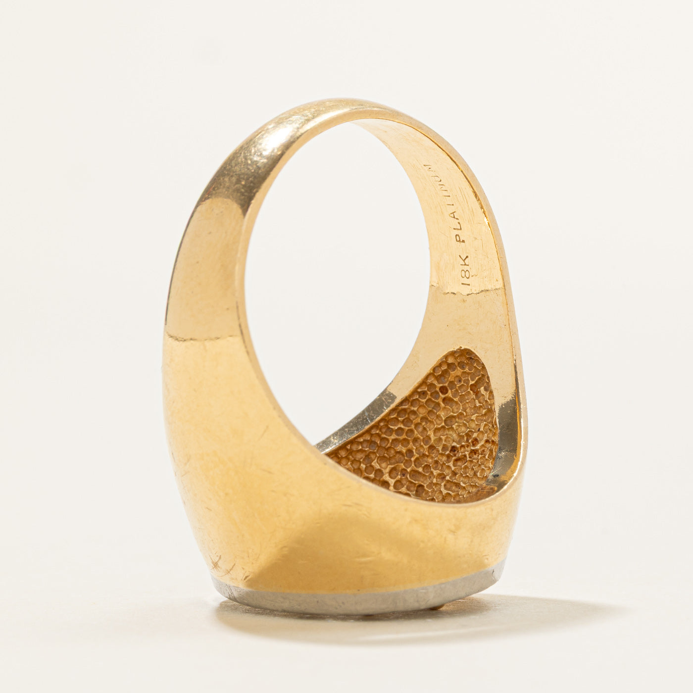 18K Diamond Signet Statement Ring | 0.65ctw | SZ 12.75