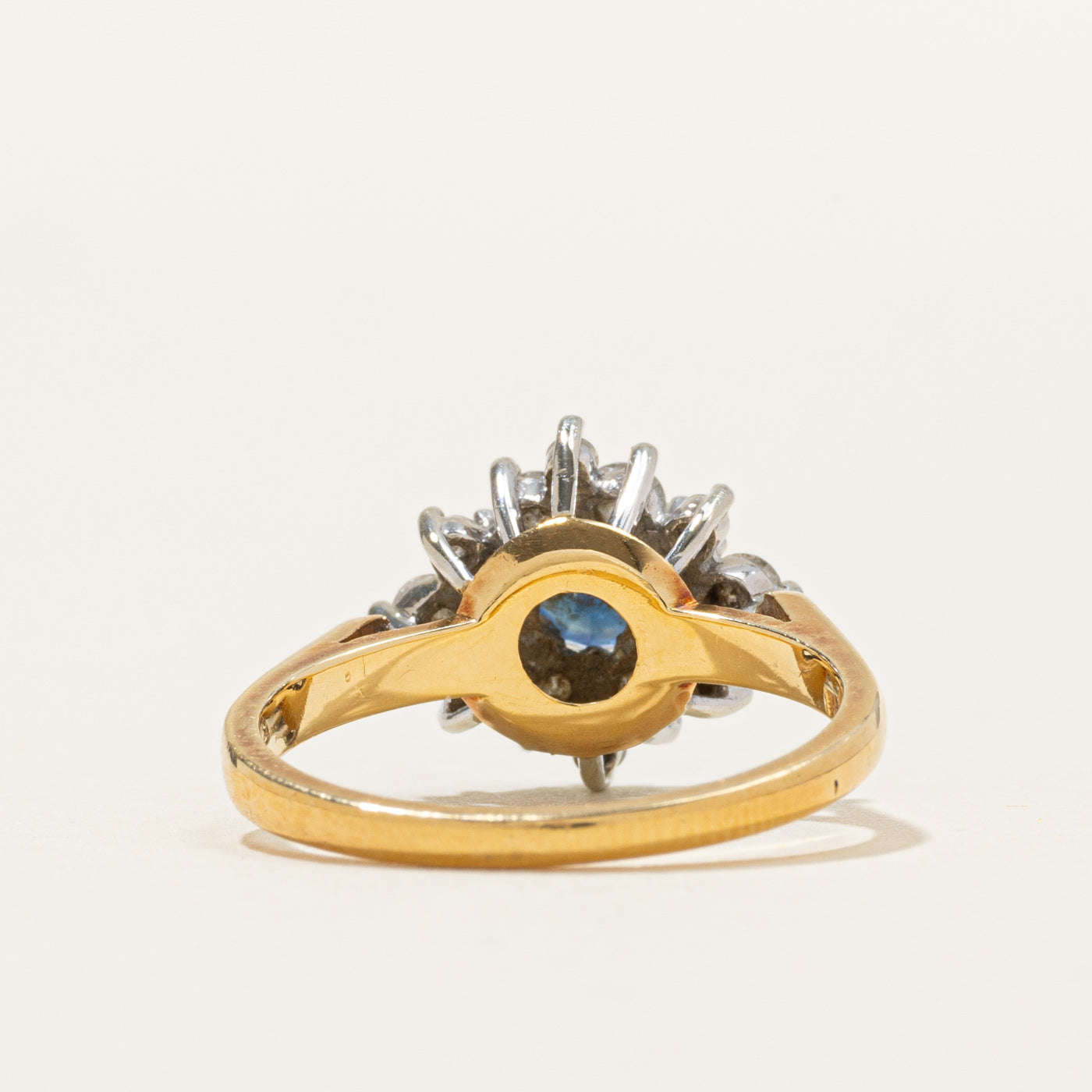 'Birks' 18K Sapphire & Diamond Petal Ring | 0.50ct, 0.50ctw | SZ 6.5
