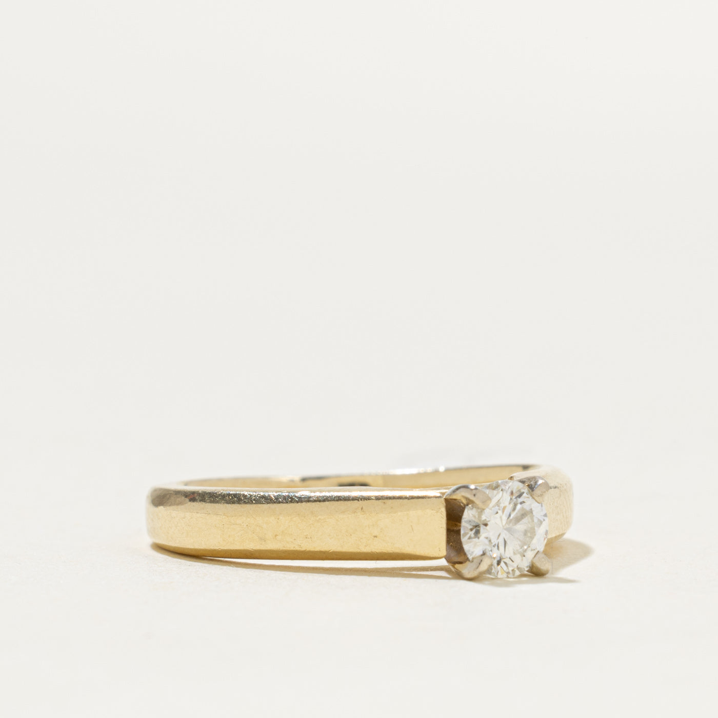 14k Solitaire Diamond Ring | 0.34ct SI2 L | SZ 6.75