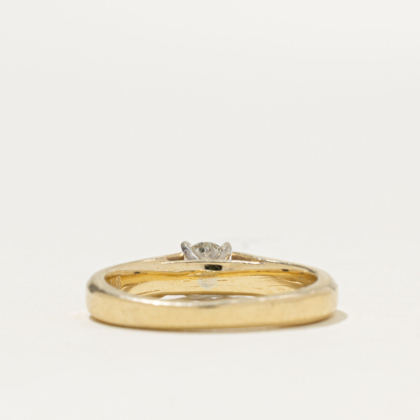 14k Solitaire Diamond Ring | 0.34ct SI2 L | SZ 6.75