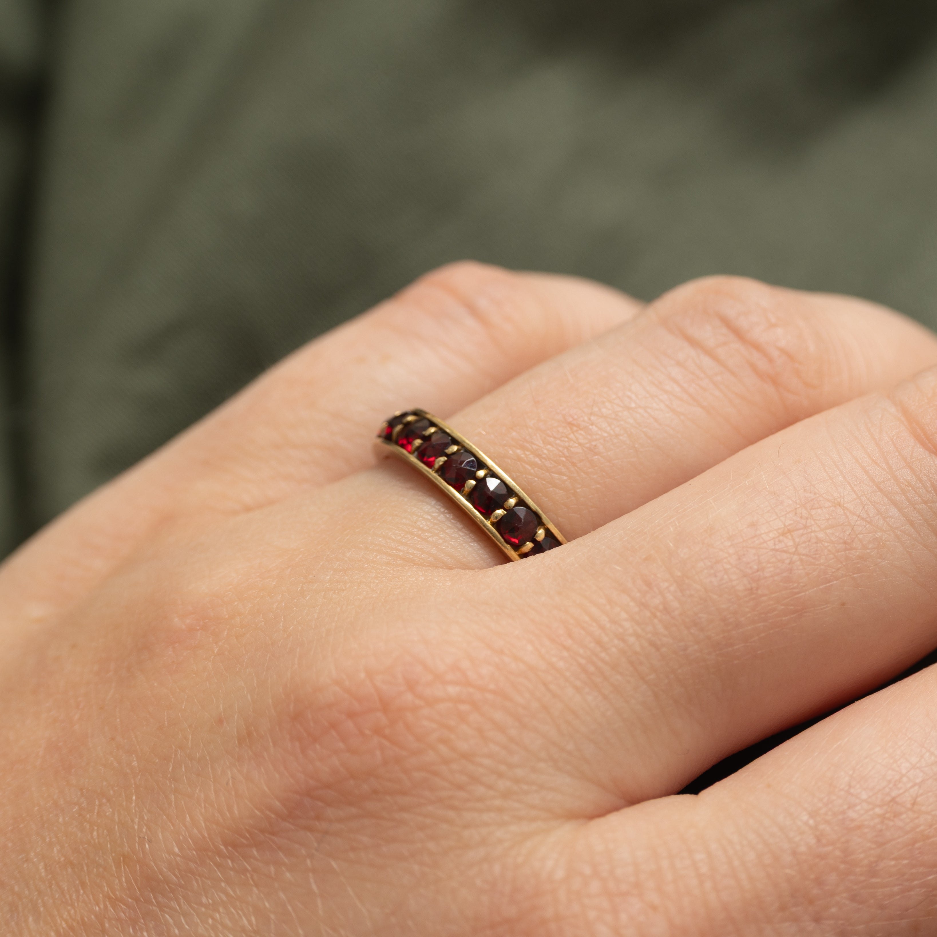 Eternity Garnet Band | 2.00ctw | 4.00mm | SZ 7.75