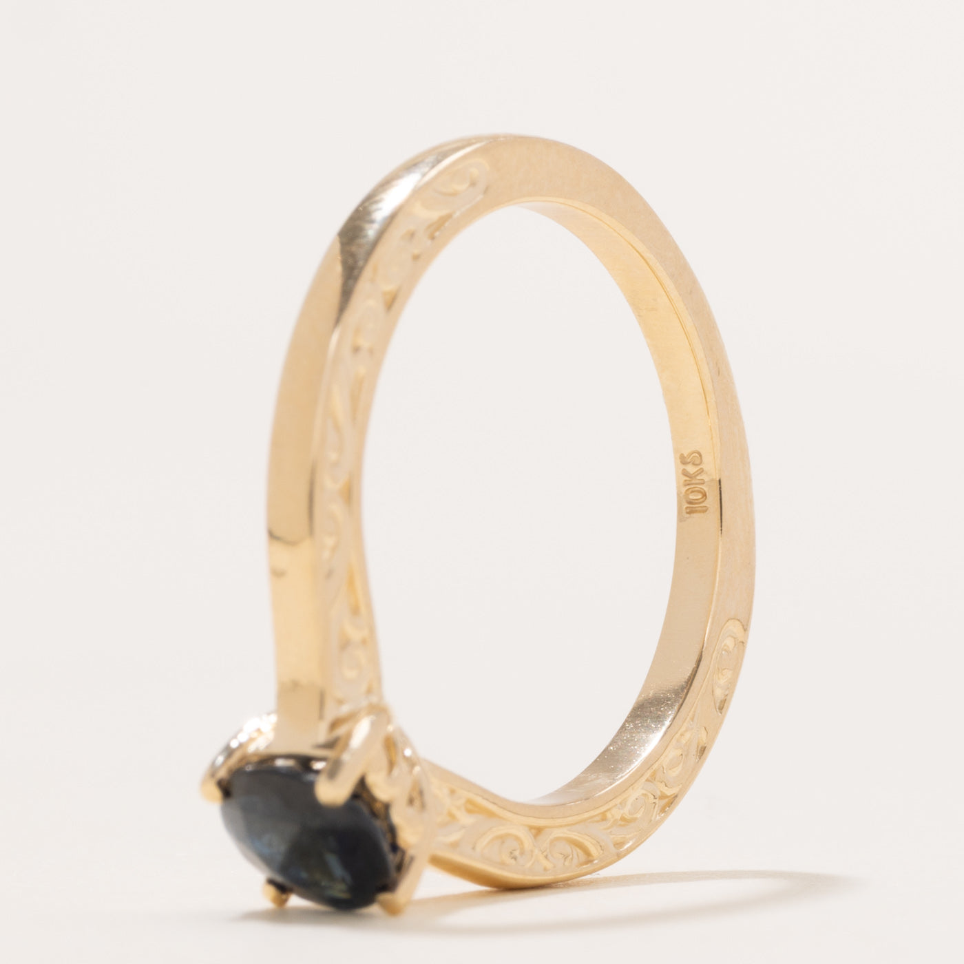 '100 Ways' 10k Yellow Gold Sapphire Ring | 0.70ct | 6.75