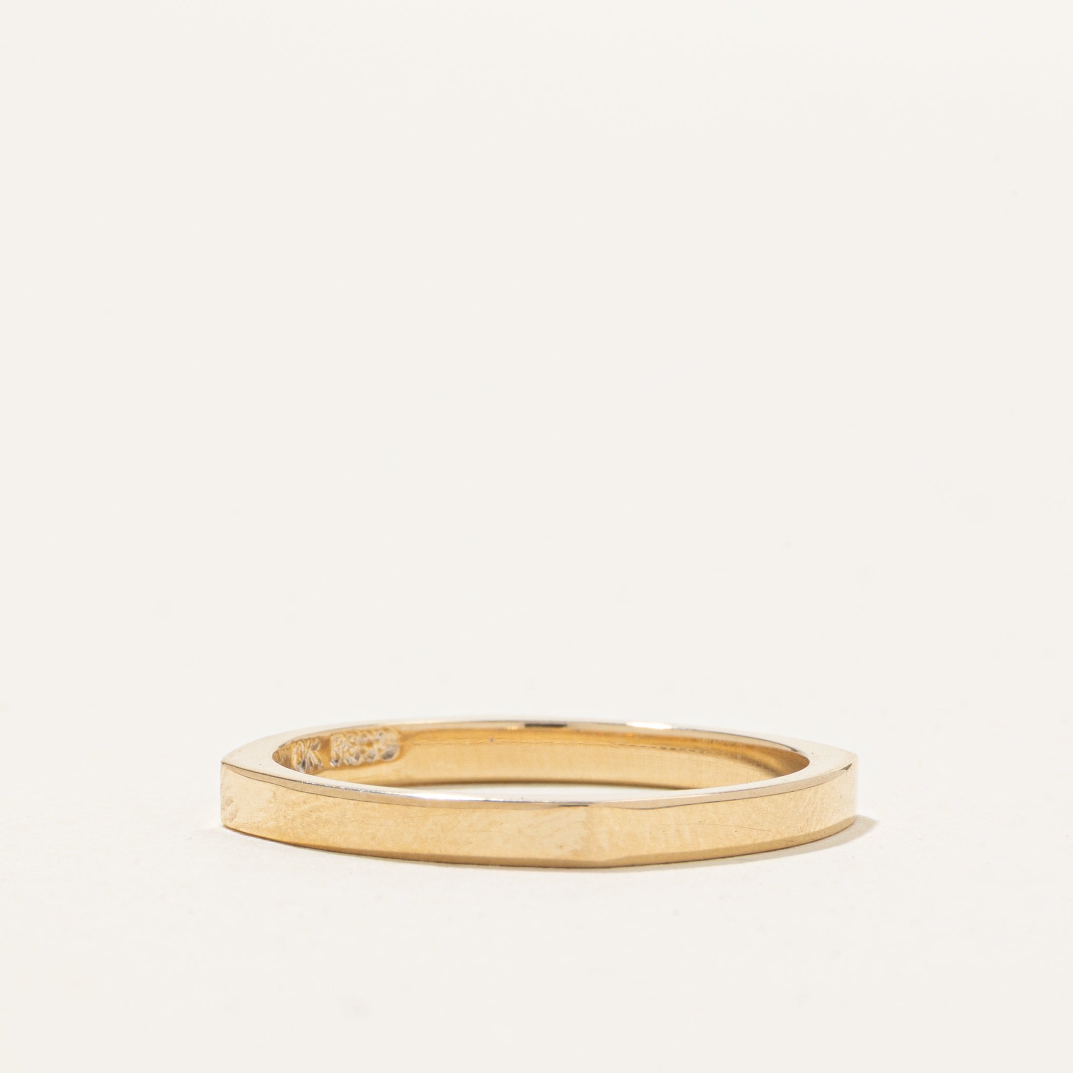 '100 Ways' 10k Yellow Gold Diamond Soft-Square Band | 0.30ctw | 2.00 mm | SZ 7