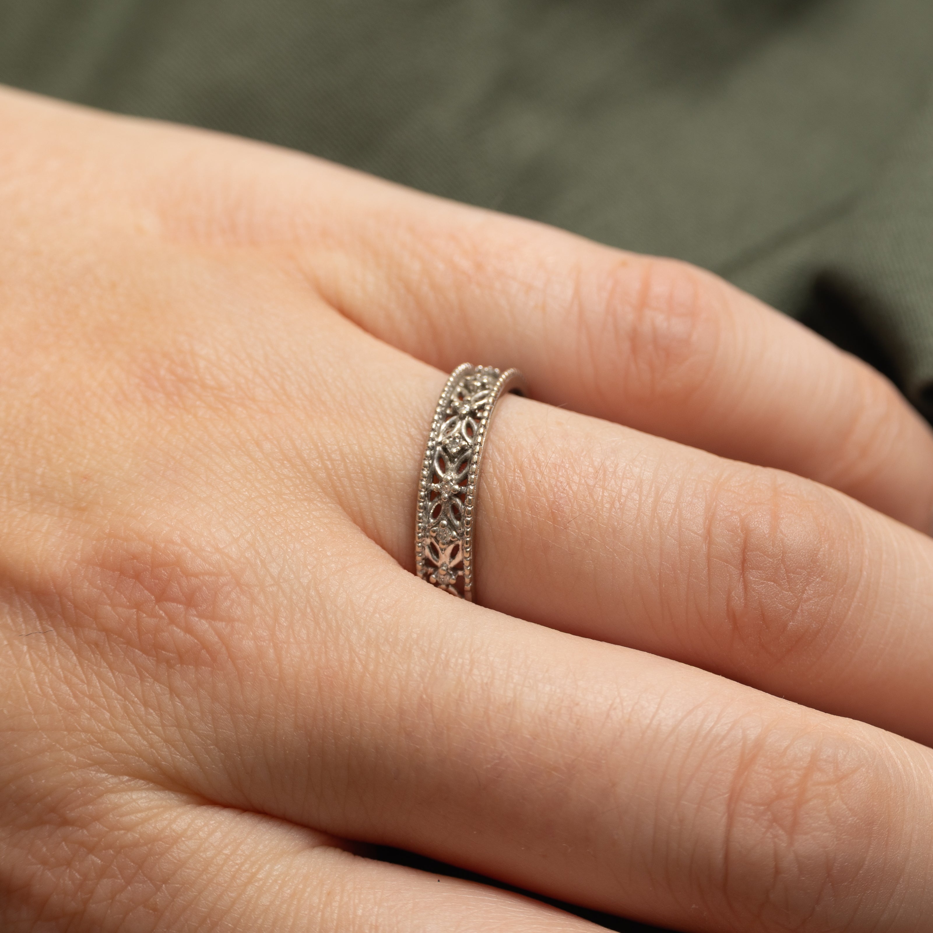 Diamond Openwork Band | SZ 7