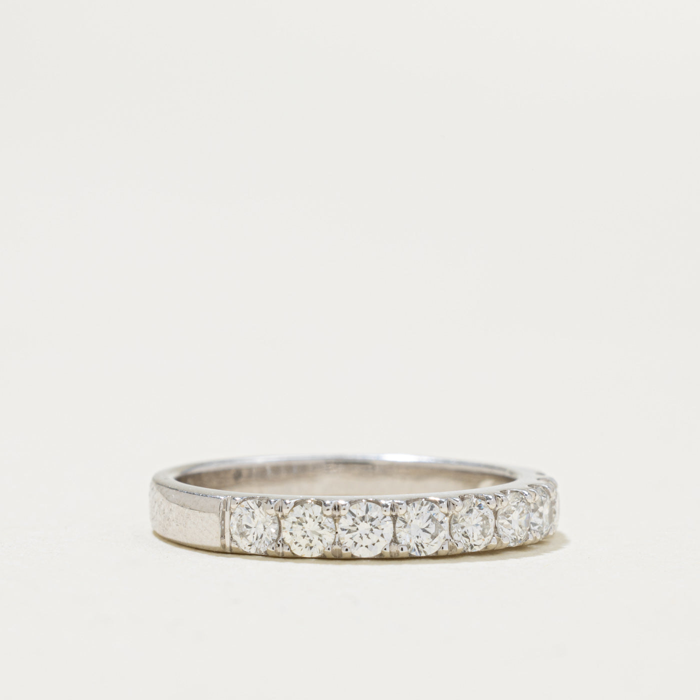 18k Semi Eternity Diamond Band | 0.40ctw | 2.35mm | SZ 4.5