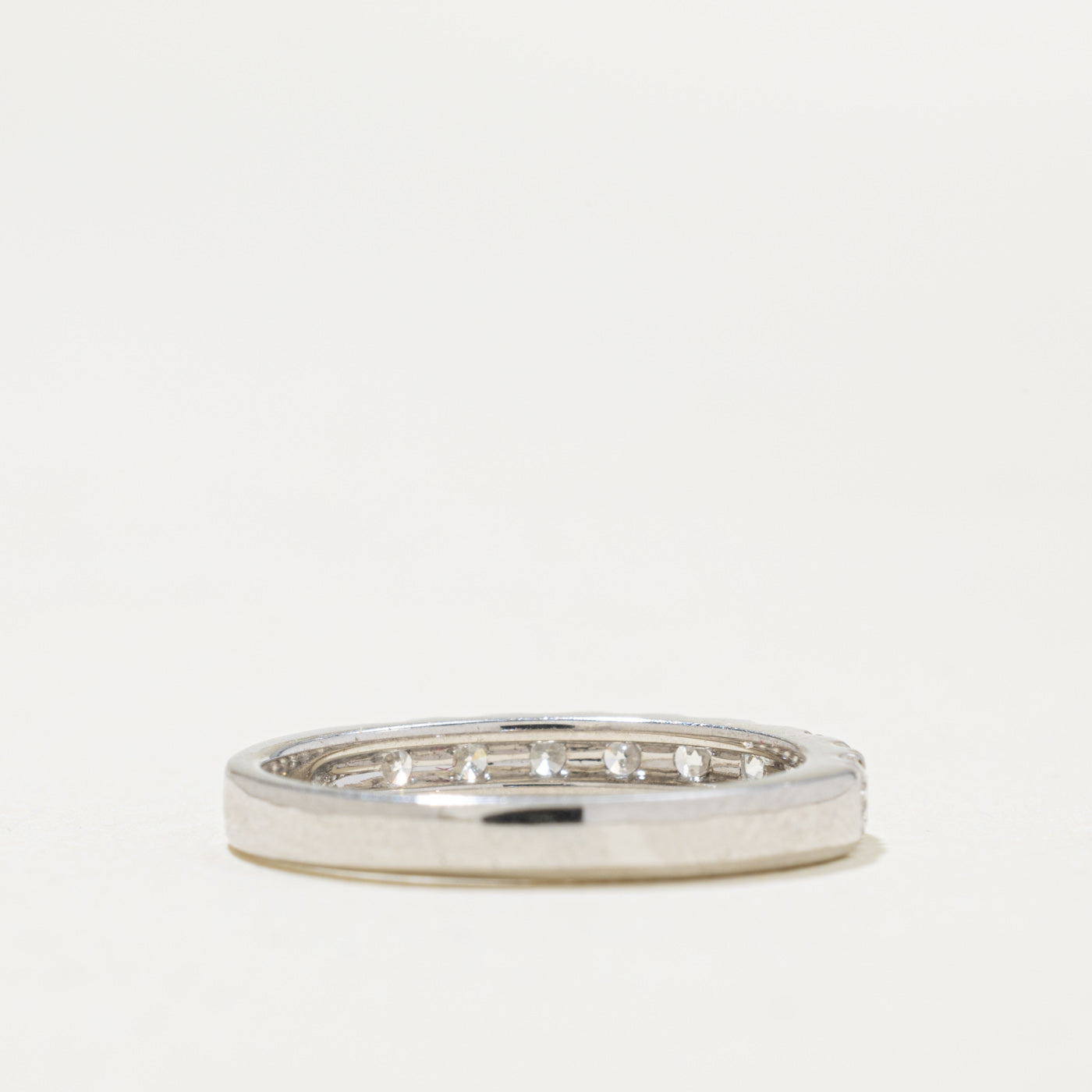 18k Semi Eternity Diamond Band | 0.40ctw | 2.35mm | SZ 4.5