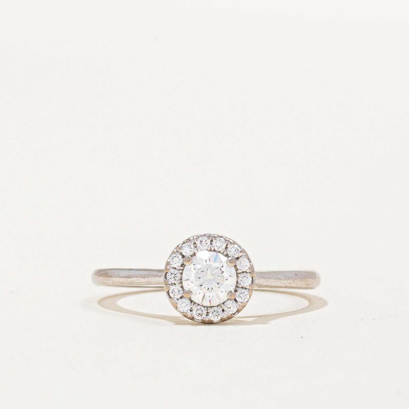 Diamond Halo Engagement Ring | 1.05ctw | SZ 6.75 |