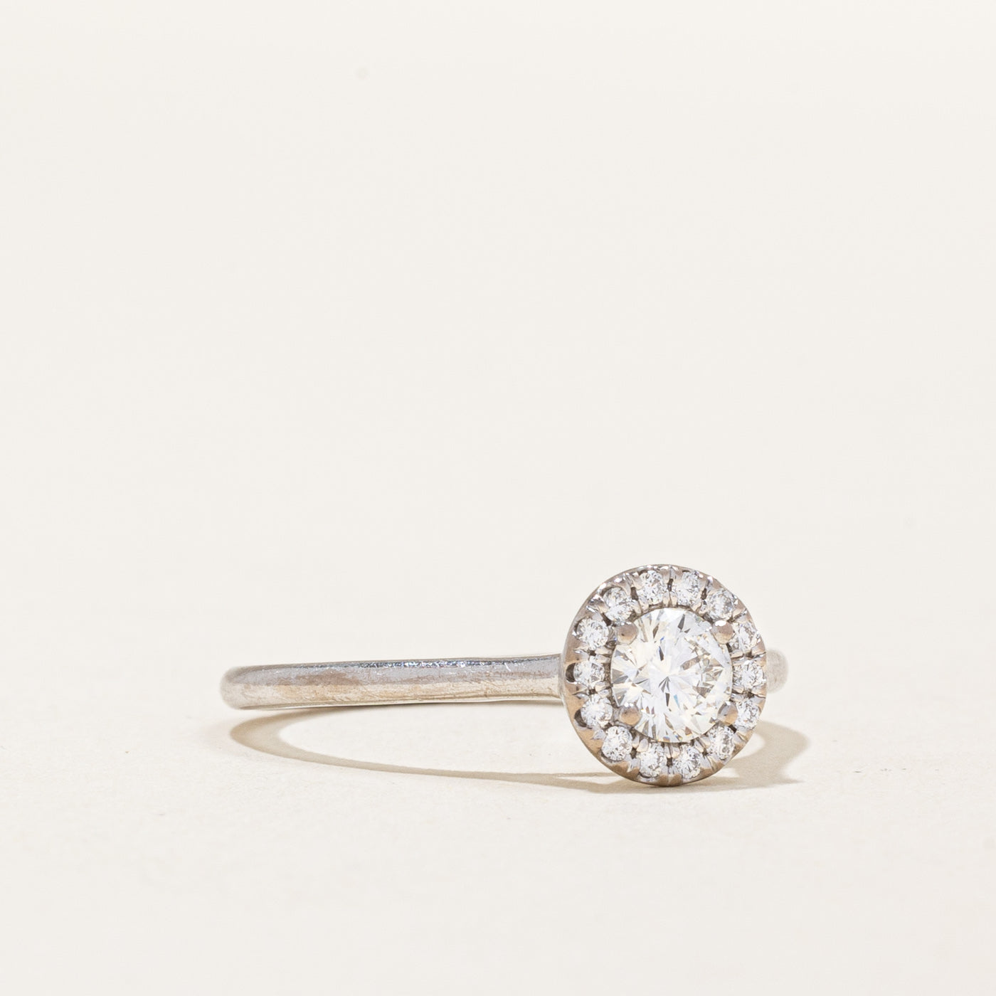 Diamond Halo Engagement Ring | 1.05ctw | SZ 6.75 |