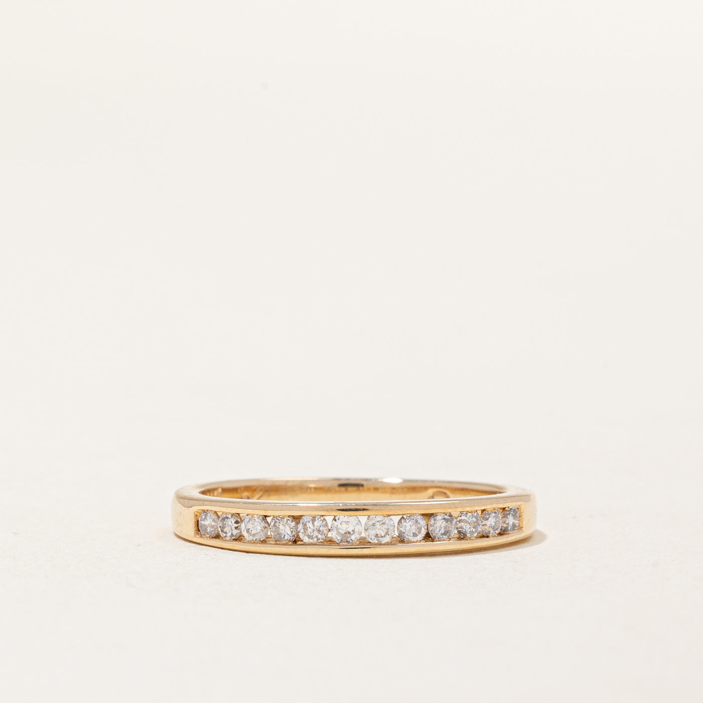 Channel Set Diamond Ring | 0.24ctw | SZ 6.25 |