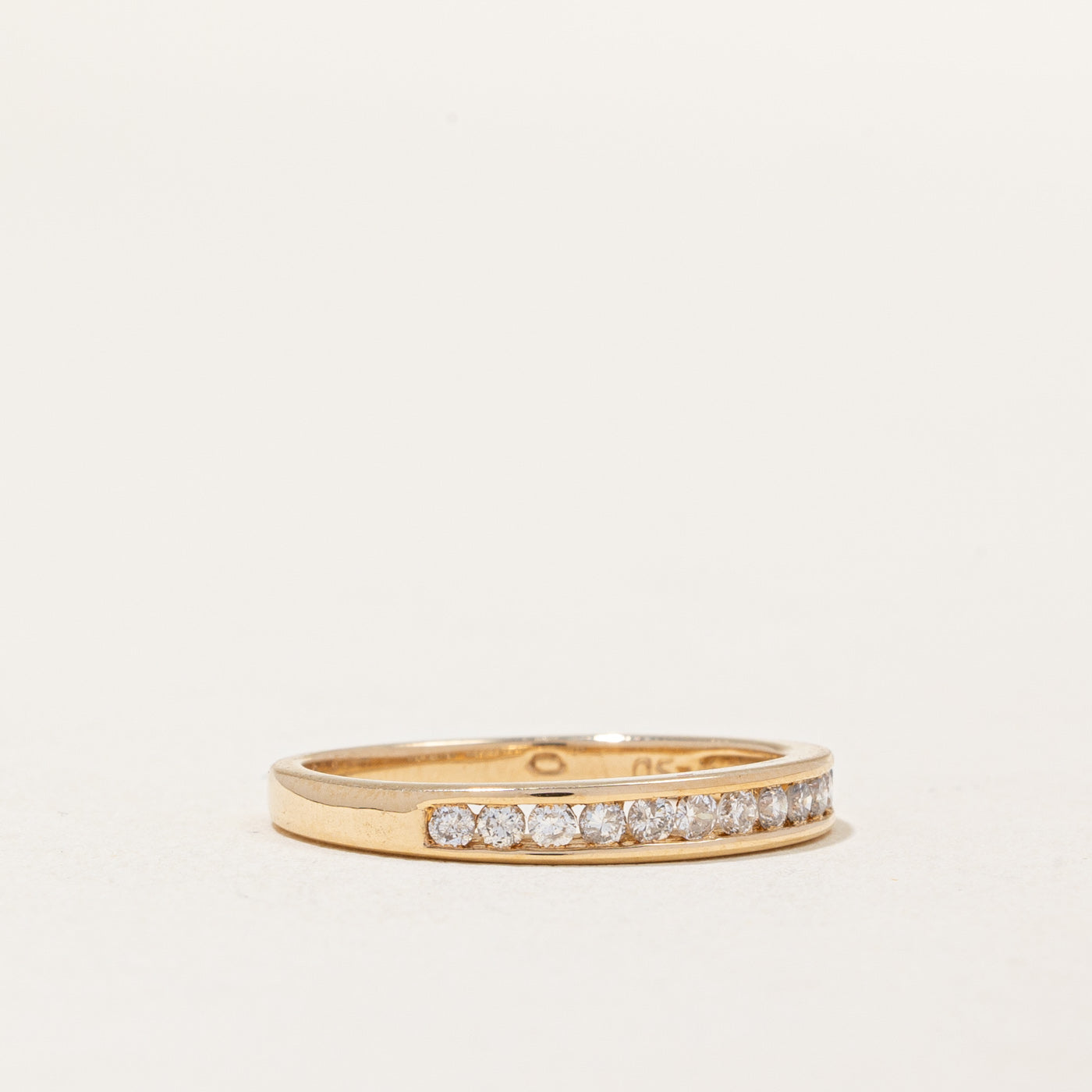 Channel Set Diamond Ring | 0.24ctw | SZ 6.25 |