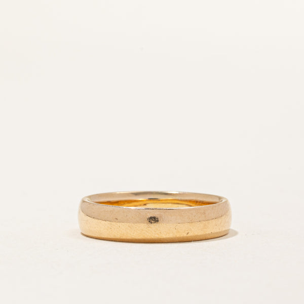 18k Yellow Gold Wedding Band | SZ 6.25 |