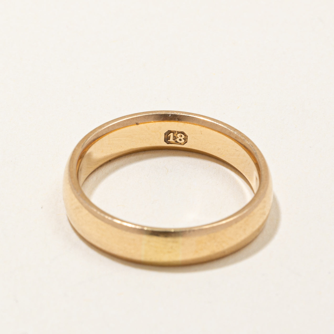 18k Yellow Gold Wedding Band | SZ 6.25 |