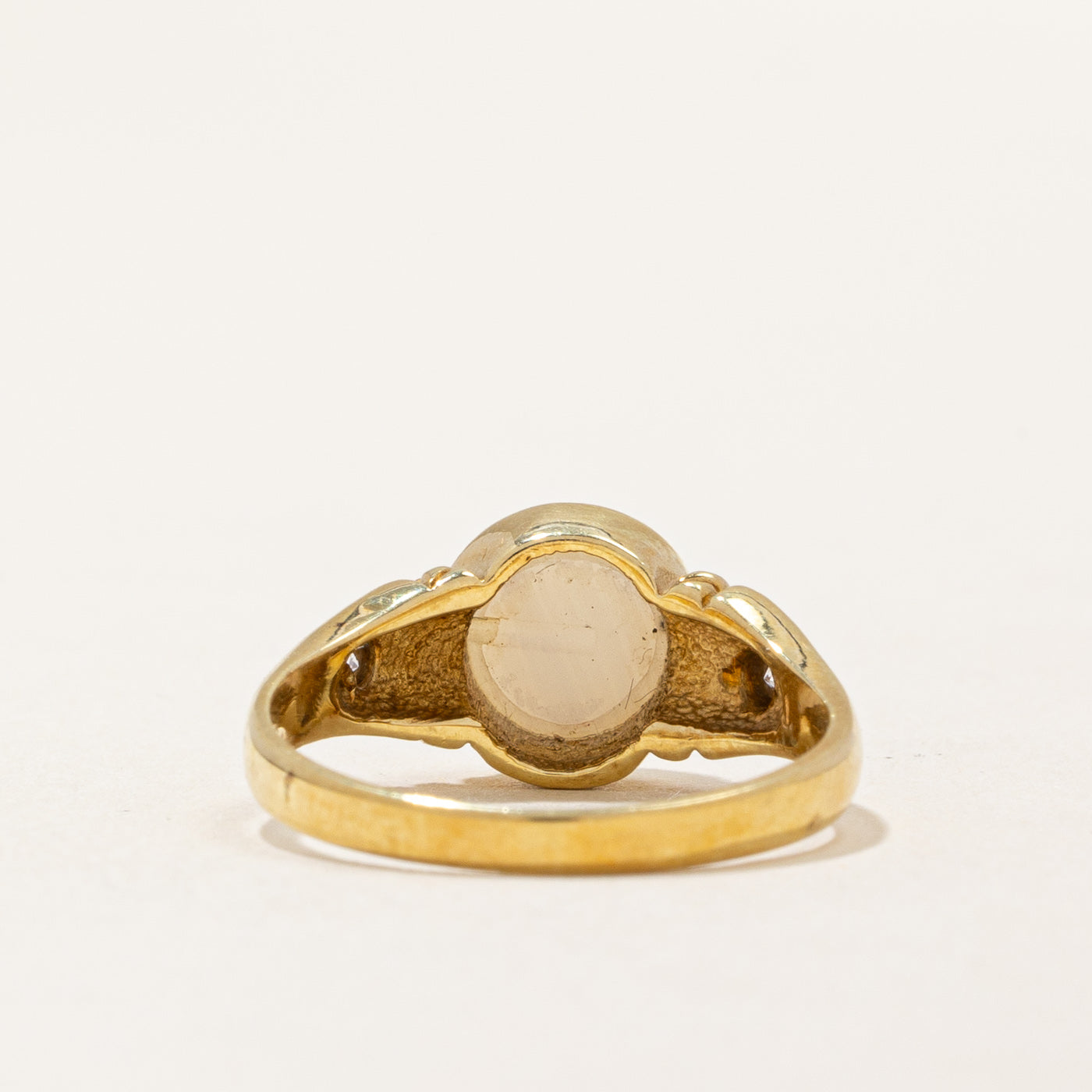 Pearl & Diamond Cocktail Ring | 0.08ctw | SZ 6.5 |