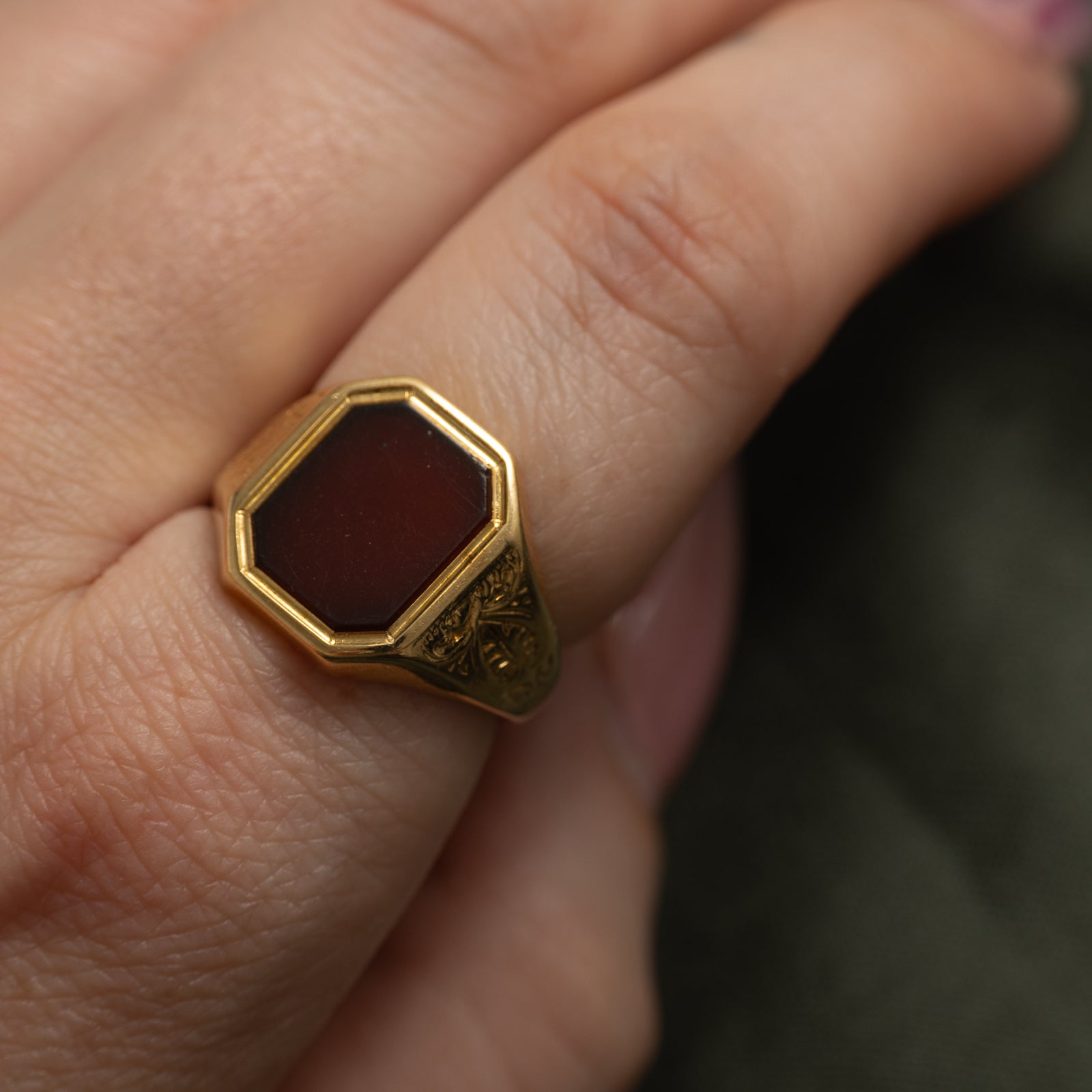 1963 Birmingham Carnelian Ring | 1.80ct | SZ 6.75
