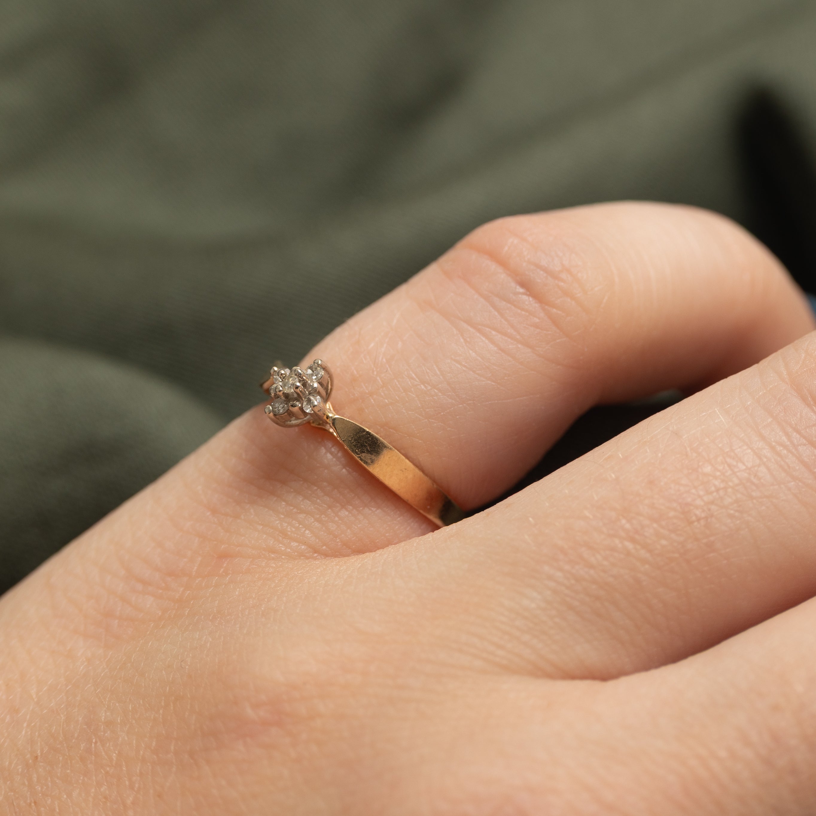 Diamond Cluster Ring | SZ 4