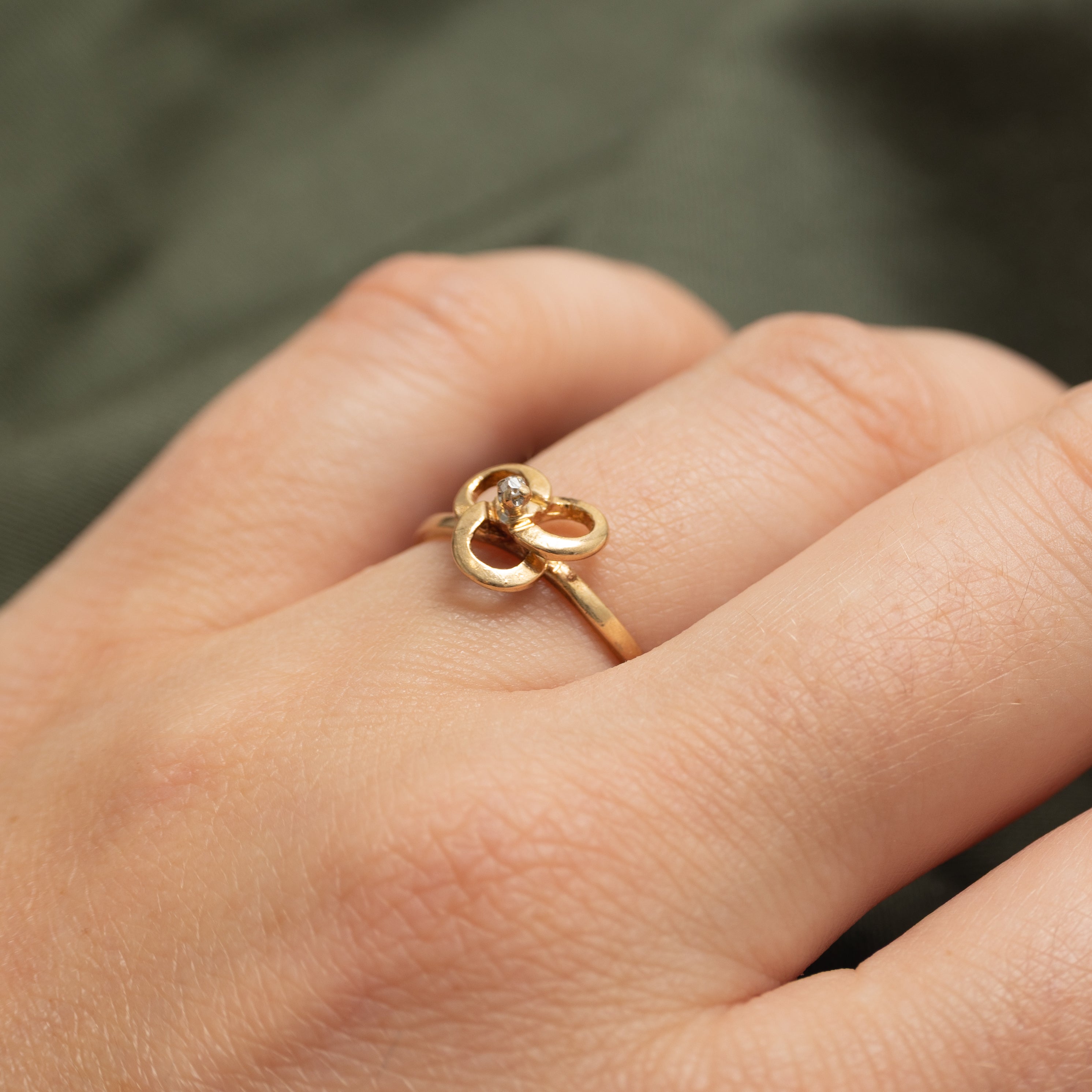 Diamond Plain Celtic Ring | SZ 5.75