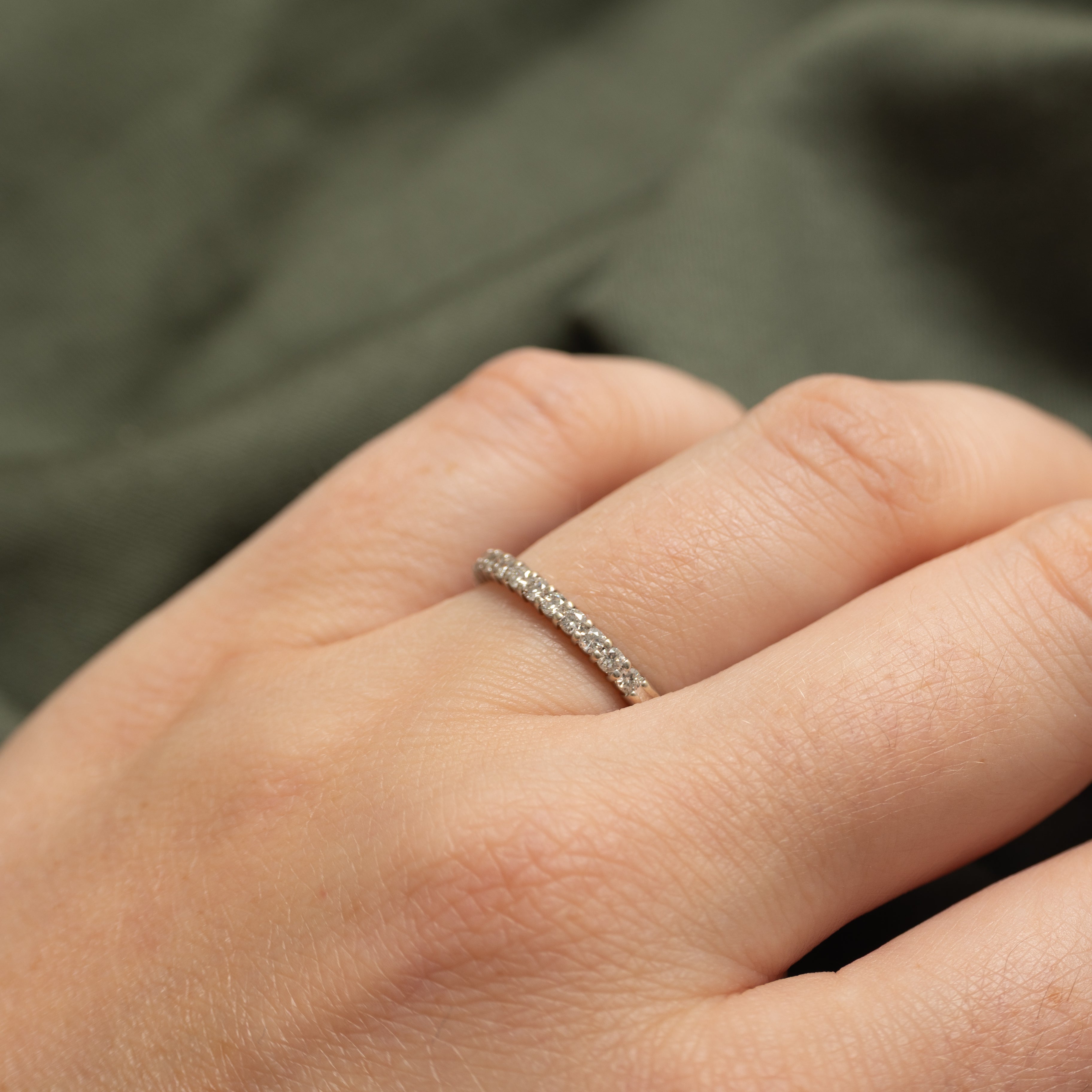 Semi Eternity Diamond Band | 1.4mm | SZ 6.5